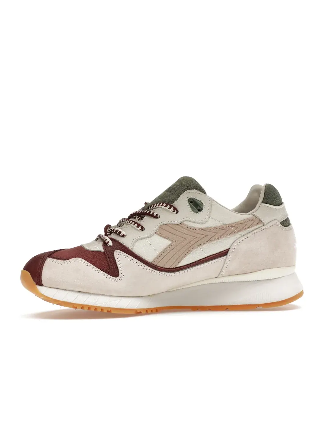 Мужские кроссовки с замшевыми вставками Diadora RF7000 Ronnie Fieg Primo — изображение 3 из 4, белый-зеленый