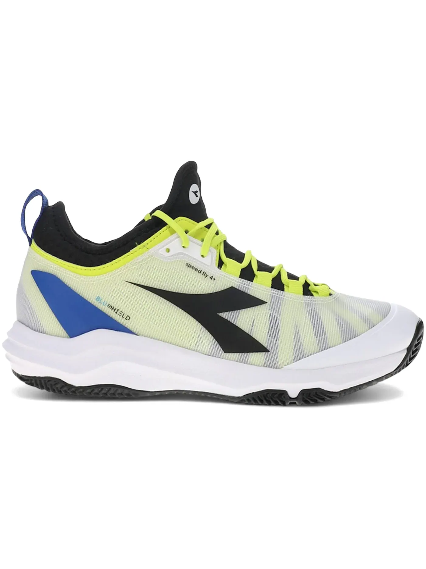 Мужские кроссовки для тенниса Diadora Speed Blushield Fly 4 + Clay — изображение 1 из 1, белый/черный/синий