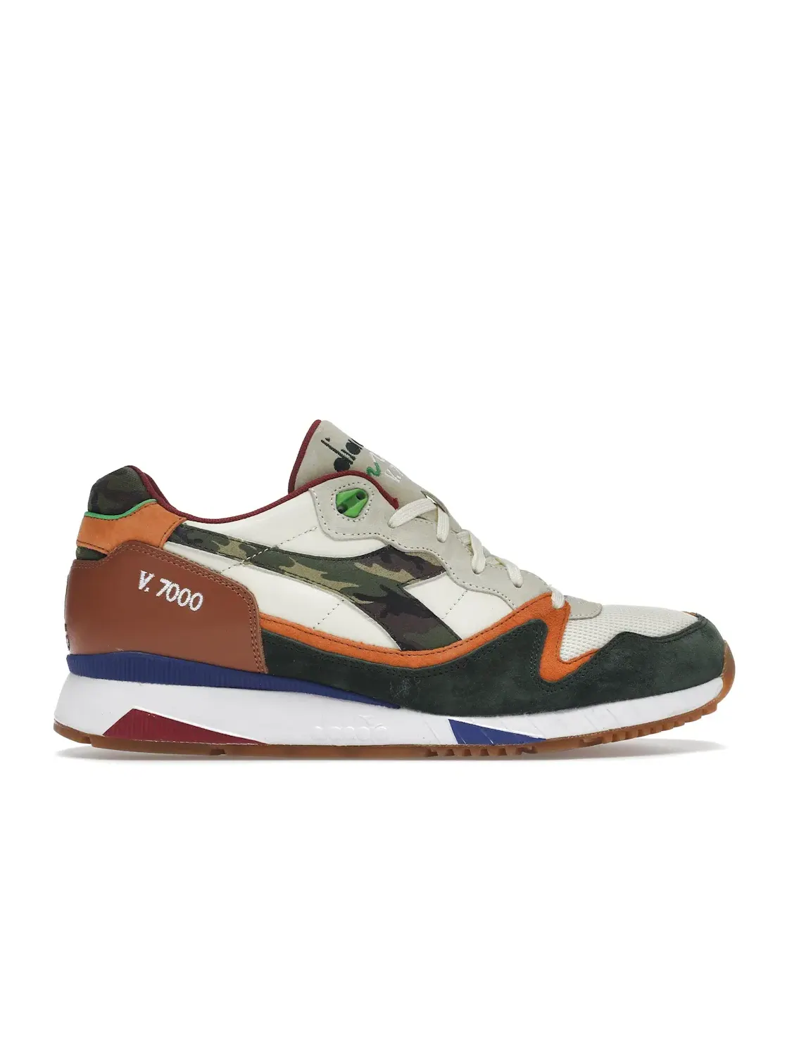 Мужские кроссовки Lifestyle Diadora V7000 — изображение 1 из 4, зеленый