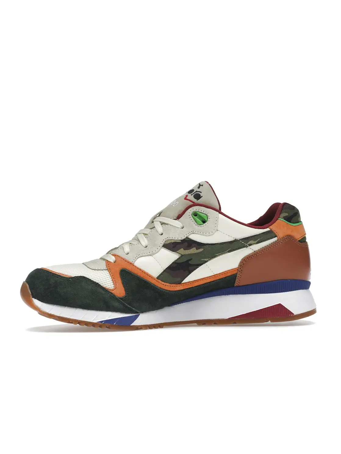 Мужские кроссовки Lifestyle Diadora V7000 — изображение 3 из 4, зеленый