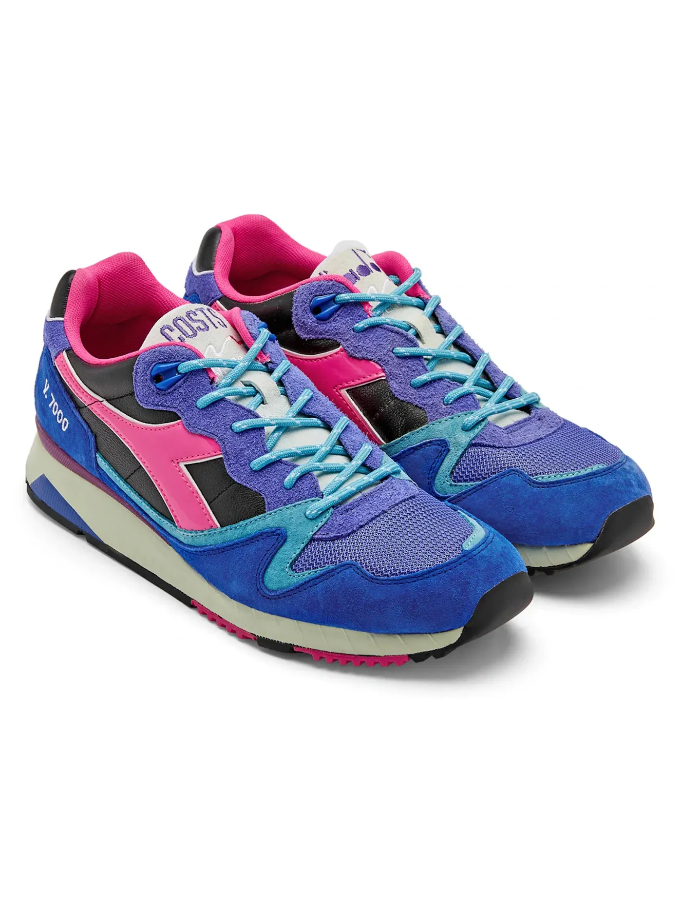 Мужские кроссовки Lifestyle Diadora V7000 COSTS — изображение 2 из 4, фиолетовый