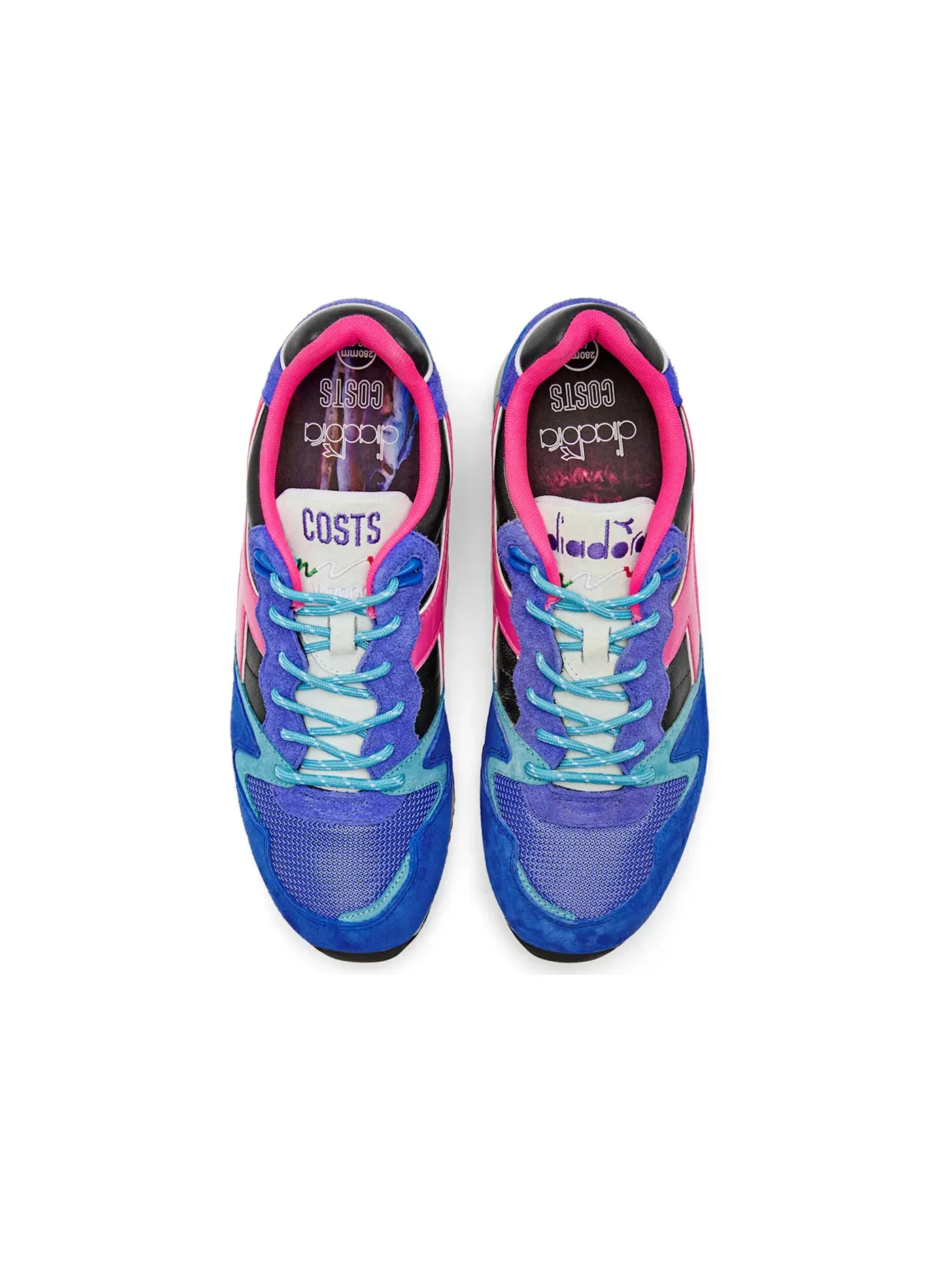 Мужские кроссовки Lifestyle Diadora V7000 COSTS — изображение 4 из 4, фиолетовый