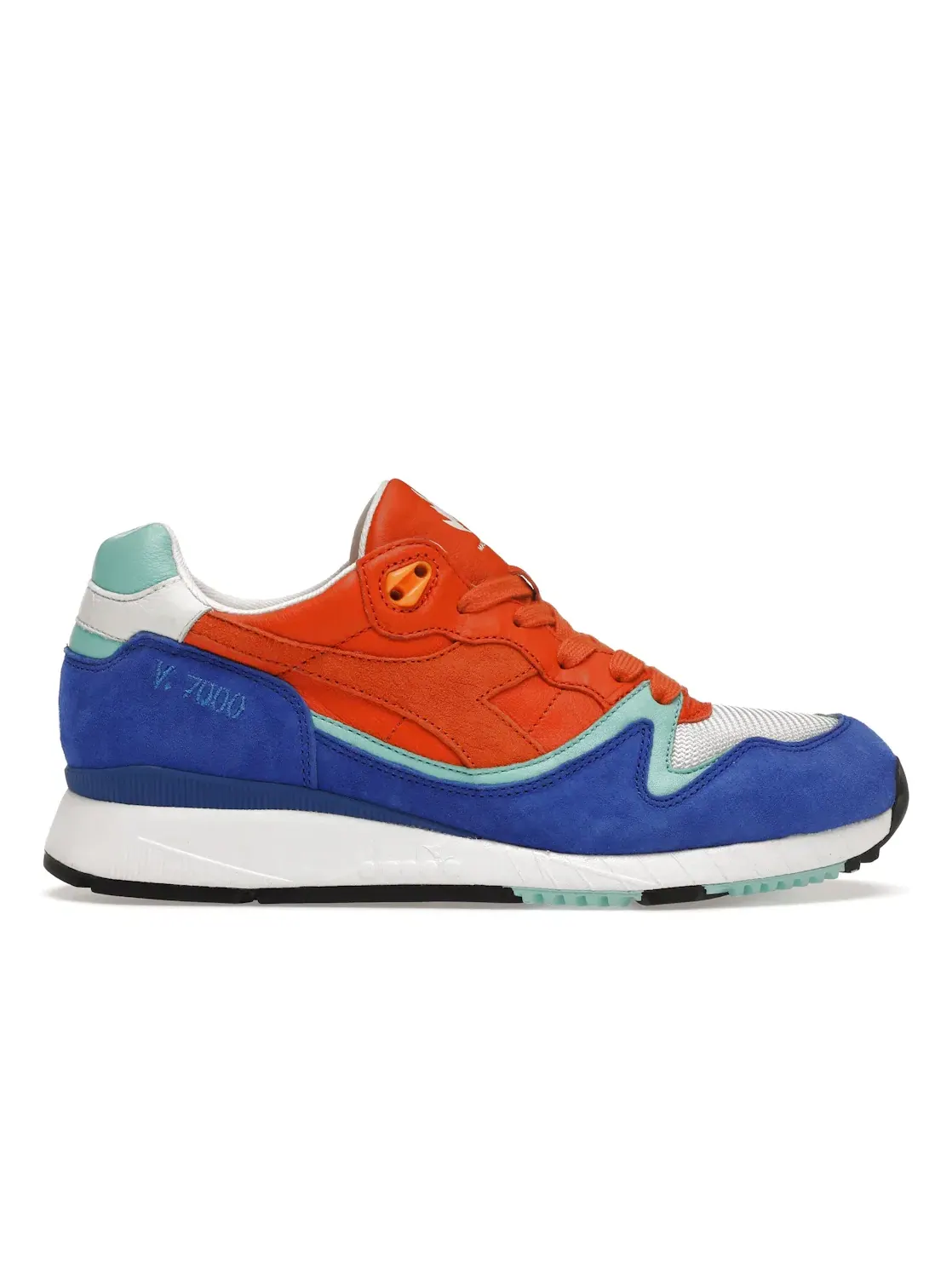 Мужские кроссовки Lifestyle Diadora V7000 Hanon Inter City — изображение 1 из 4, оранжевый/белый/синий
