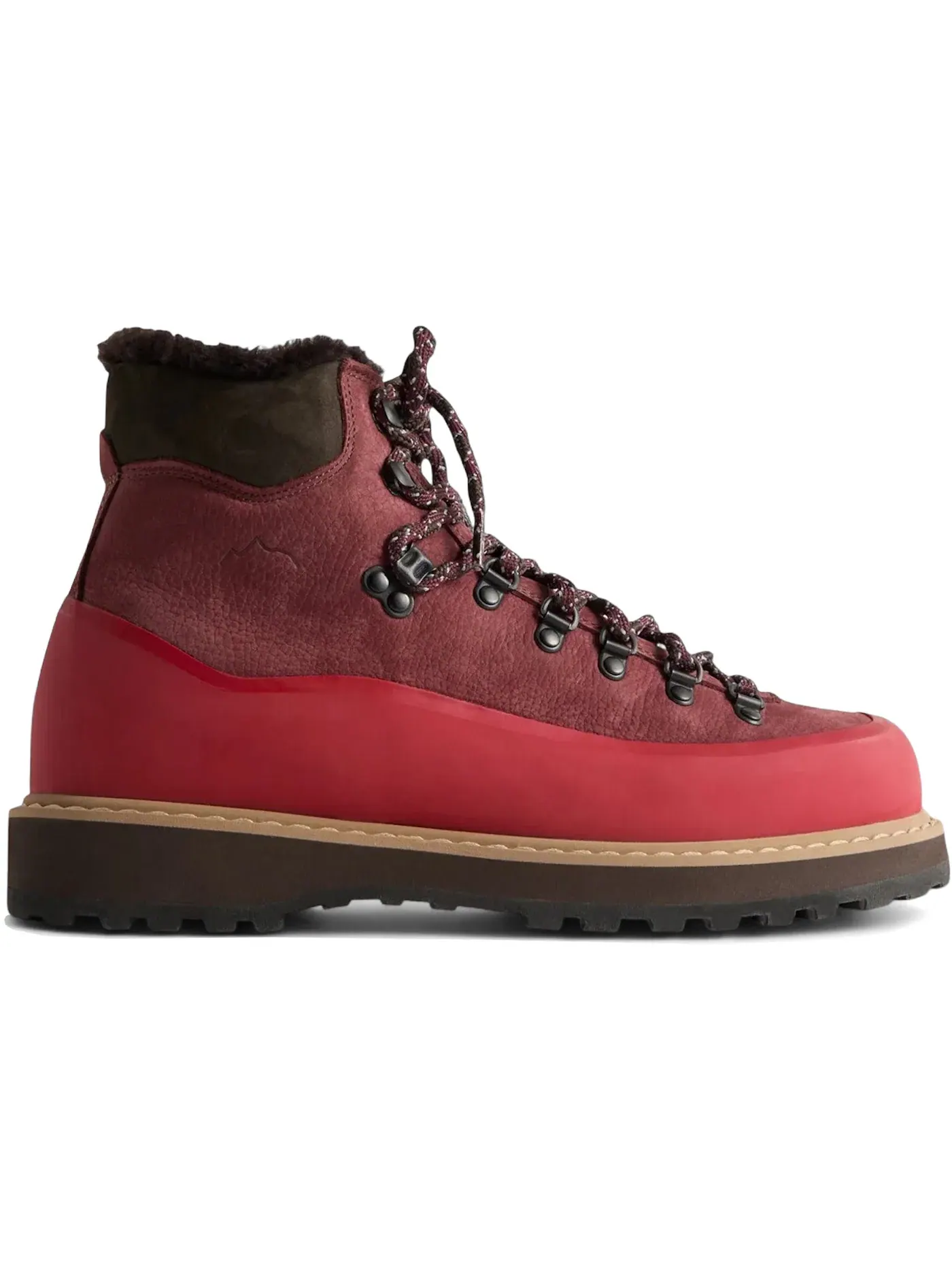 Мужские ботинки с овчиной Diemme Roccia Vet Gomma Shearling Boot — изображение 1 из 1, бордо
