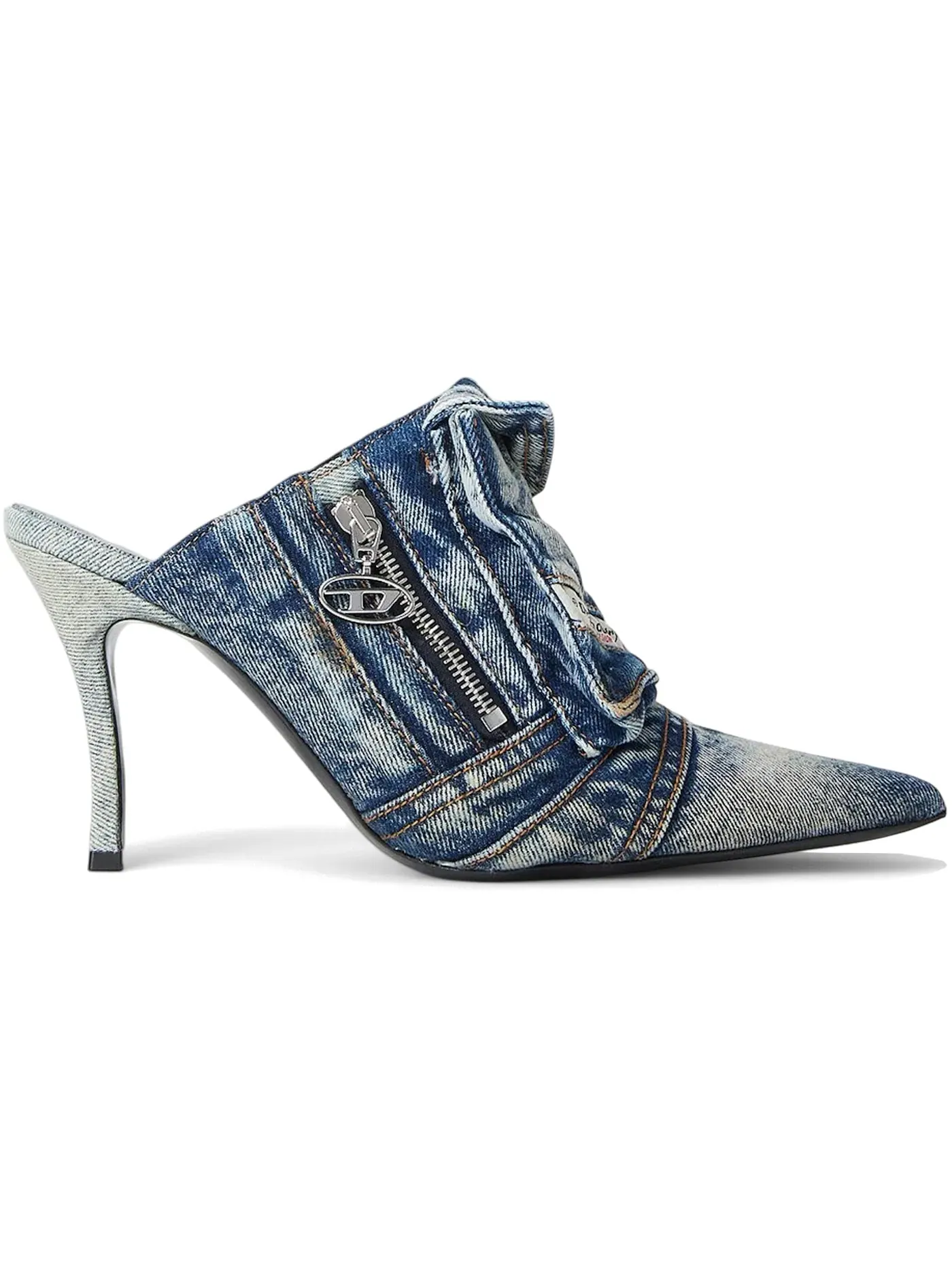 Женские мюли Diesel Diesel D-Venus Pocket Mules — изображение 1 из 1, синий