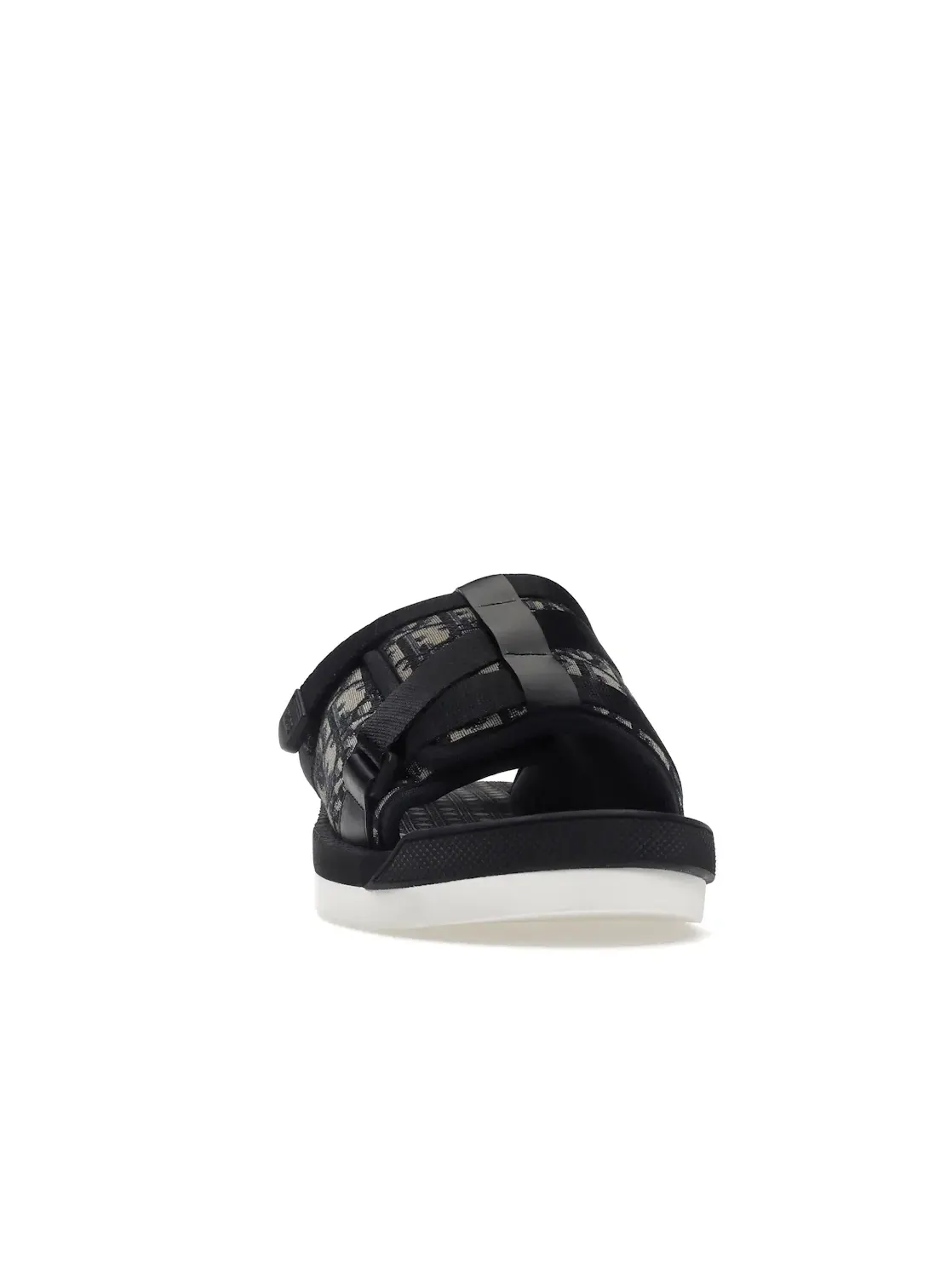 Мужские сандалии-слайды с принтом Dior Oblique Dior Alpha Sandal — изображение 2 из 4, черный/белый