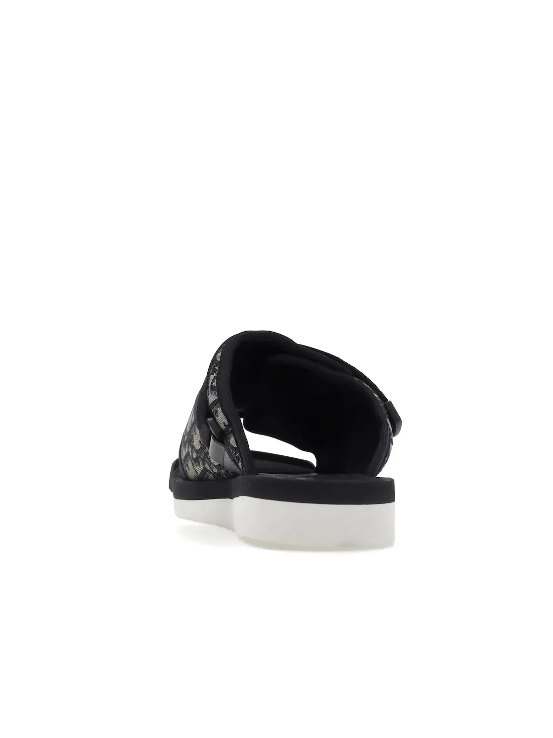Мужские сандалии-слайды с принтом Dior Oblique Dior Alpha Sandal — изображение 4 из 4, черный/белый