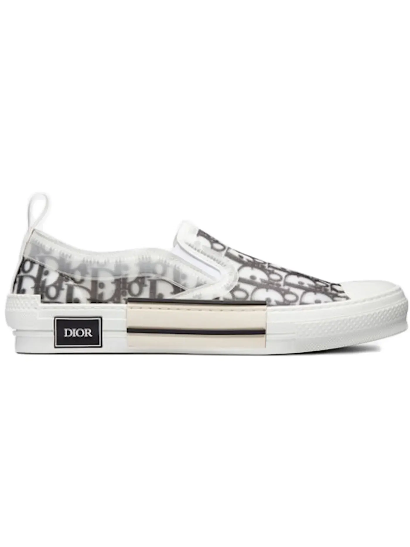 Мужские кеды Dior And Shawn B23 Slip On Dior — изображение 1 из 1, черный/белый