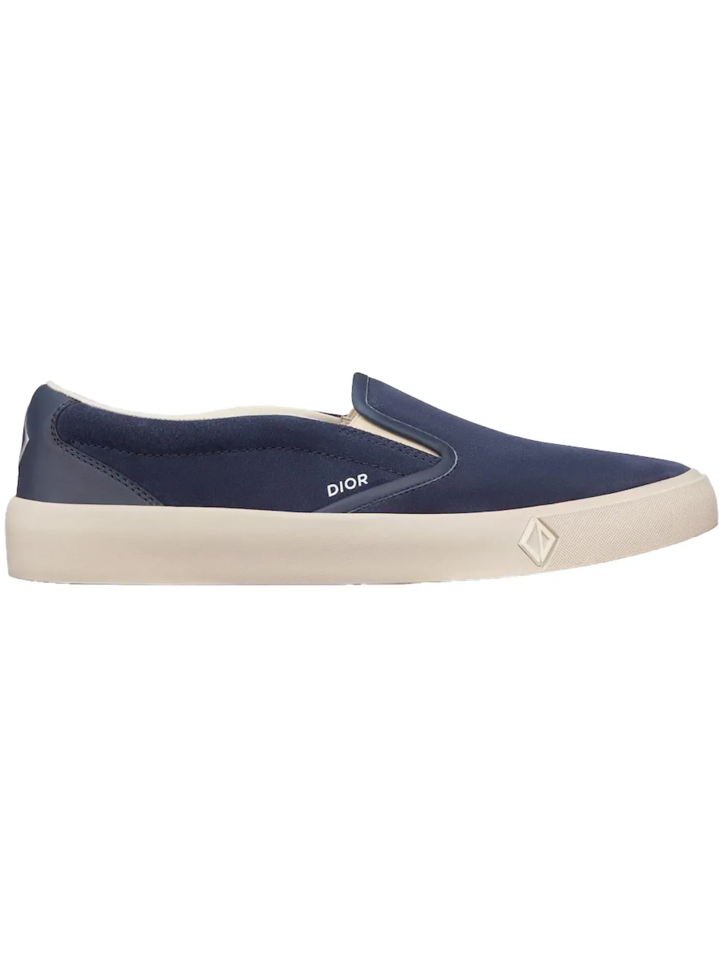 Мужские кеды с принтом Dior B101 Slip-On Dior — изображение 1 из 1, белый