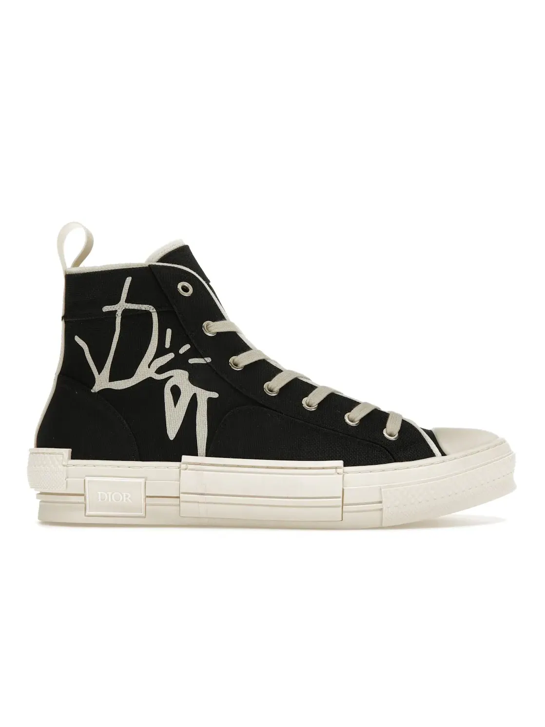 Мужские кроссовки с принтом Dior B23 CACTUS JACK Dior — изображение 1 из 4, черный/кремовый