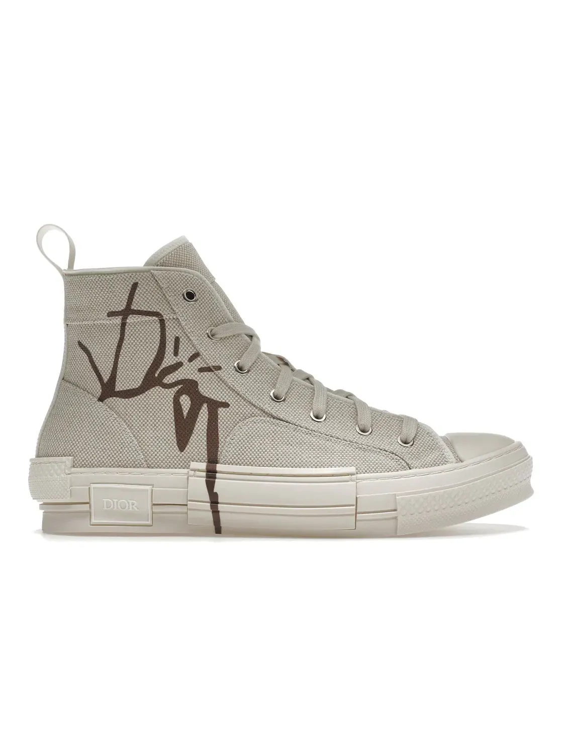 Мужские кроссовки с принтом Dior B23 CACTUS JACK Dior — изображение 1 из 4, кремовый