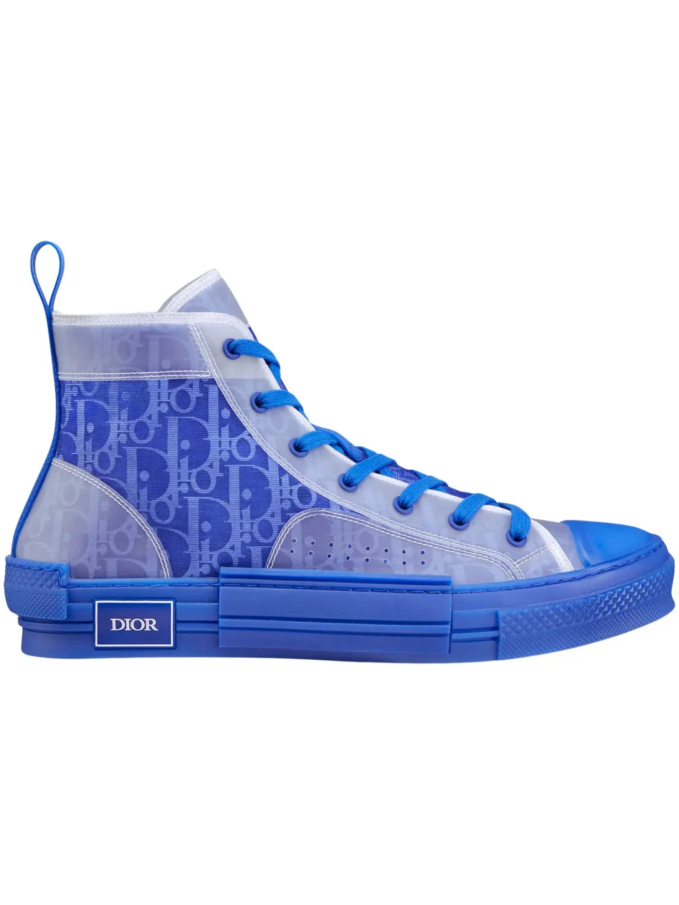 Мужские кроссовки Dior B23 High Dior — изображение 1 из 1, синий прозрачный