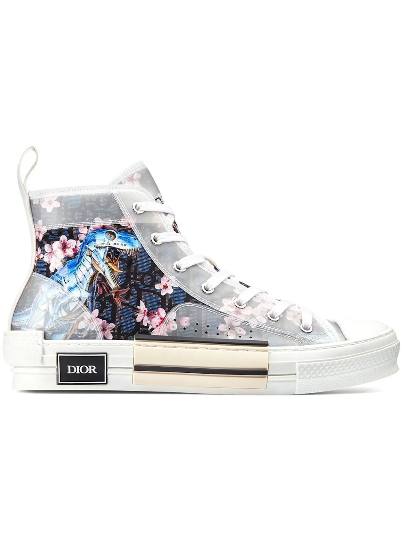 Мужские кроссовки Dior B23 High Sorayama Dinosaur Dior — изображение 1 из 1, темно-синий