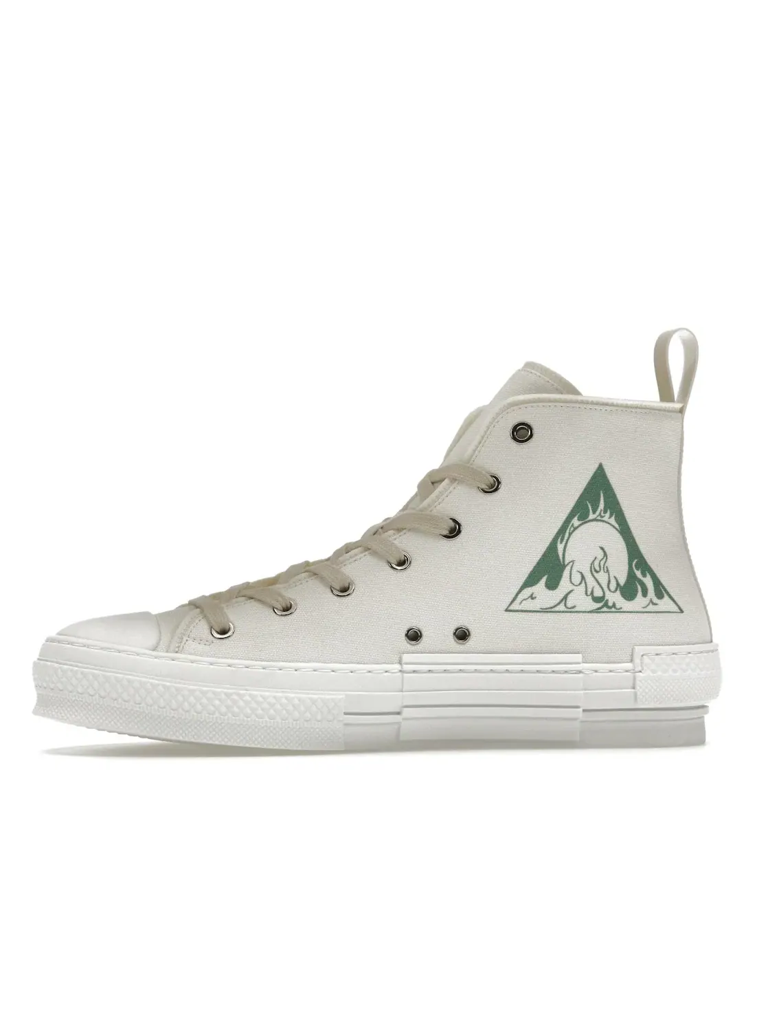 Мужские кроссовки с принтом Dior B23 High Top Dior — изображение 3 из 4, белый