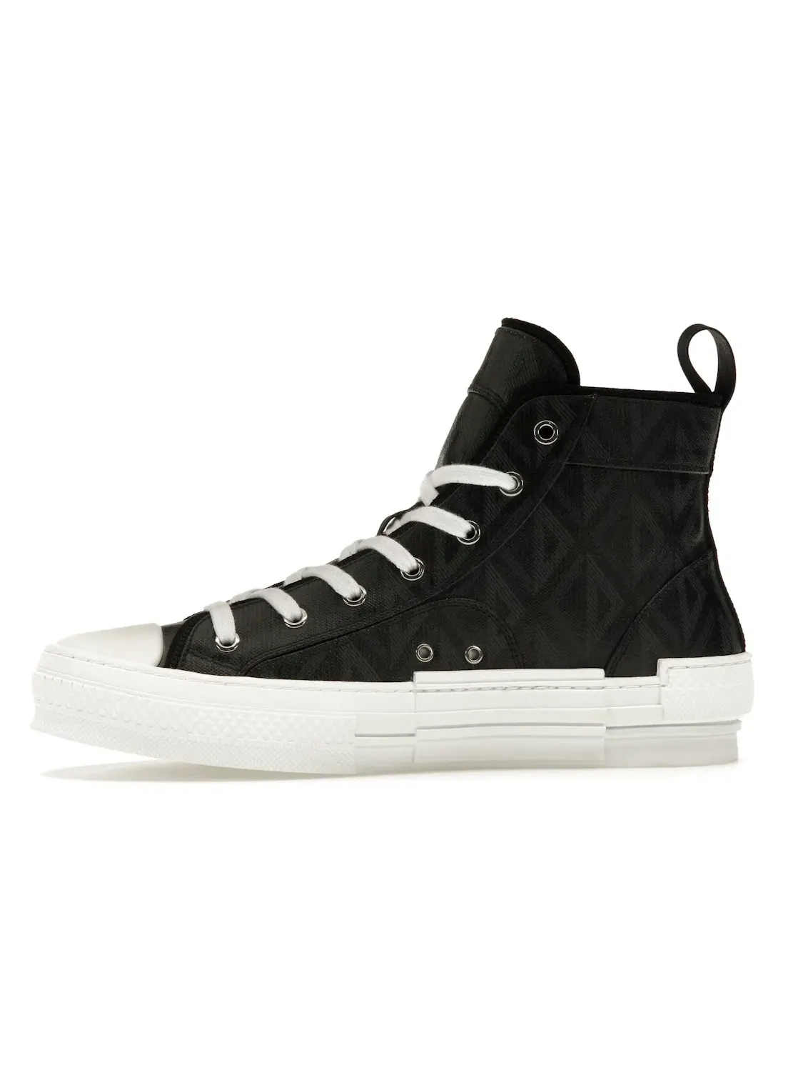 Мужские кроссовки с принтом Dior B23 High Top Dior — изображение 3 из 4, черный/белый