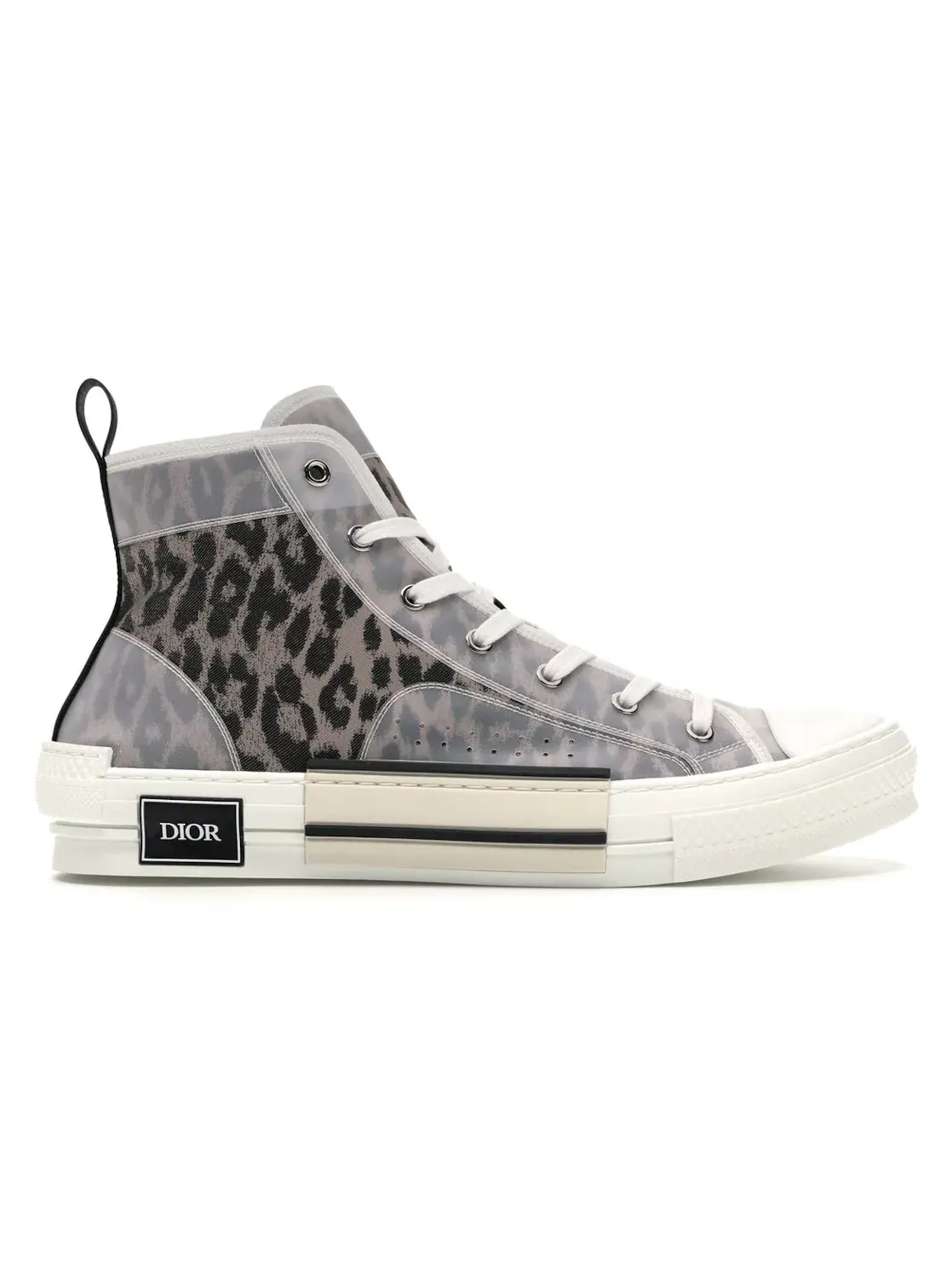 Мужские кроссовки с принтом Dior B23 High Top Dior — изображение 1 из 4, коричневый