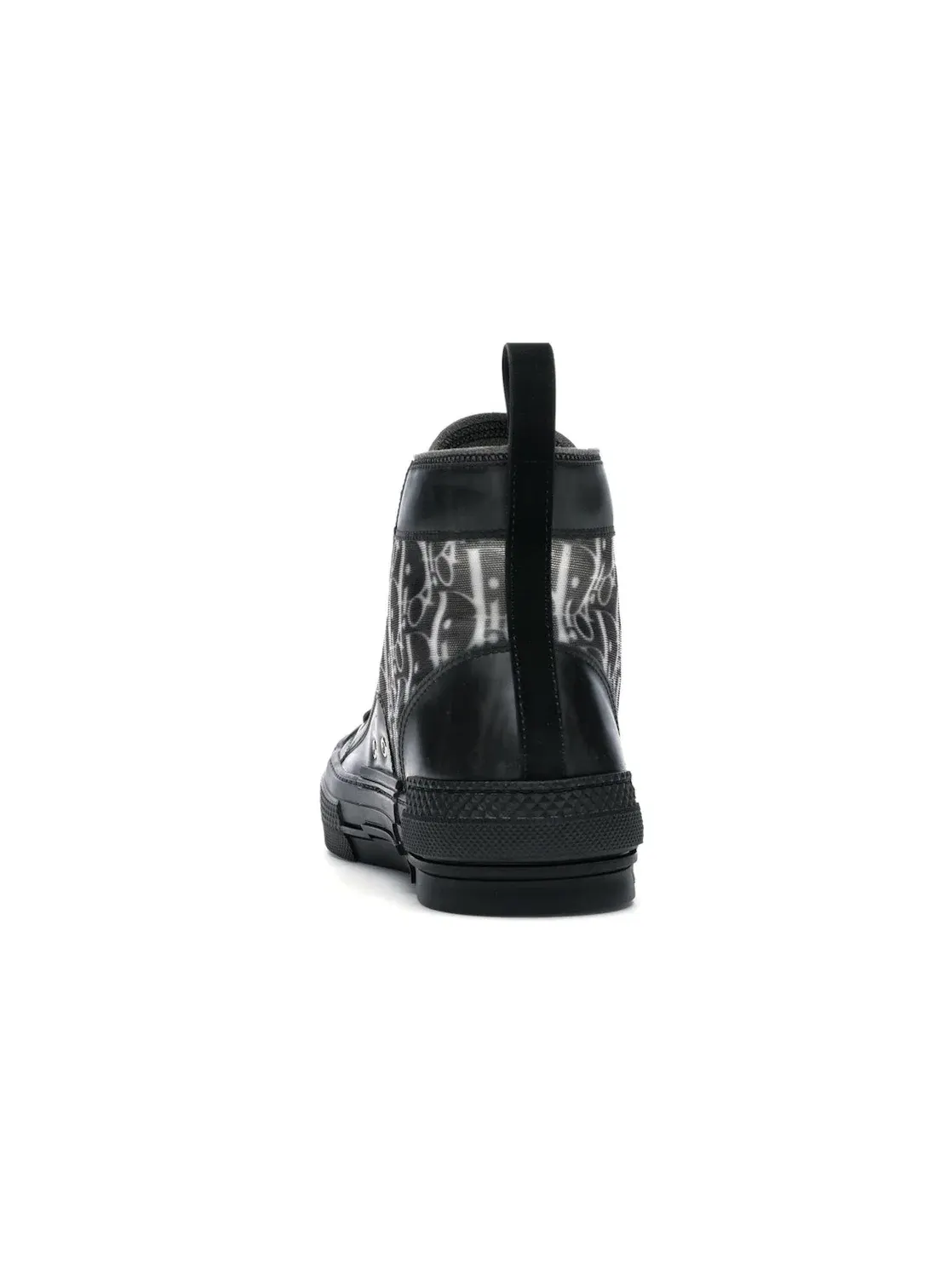 Мужские кроссовки высокие с принтом Dior B23 High Top Dior — изображение 4 из 4, черный