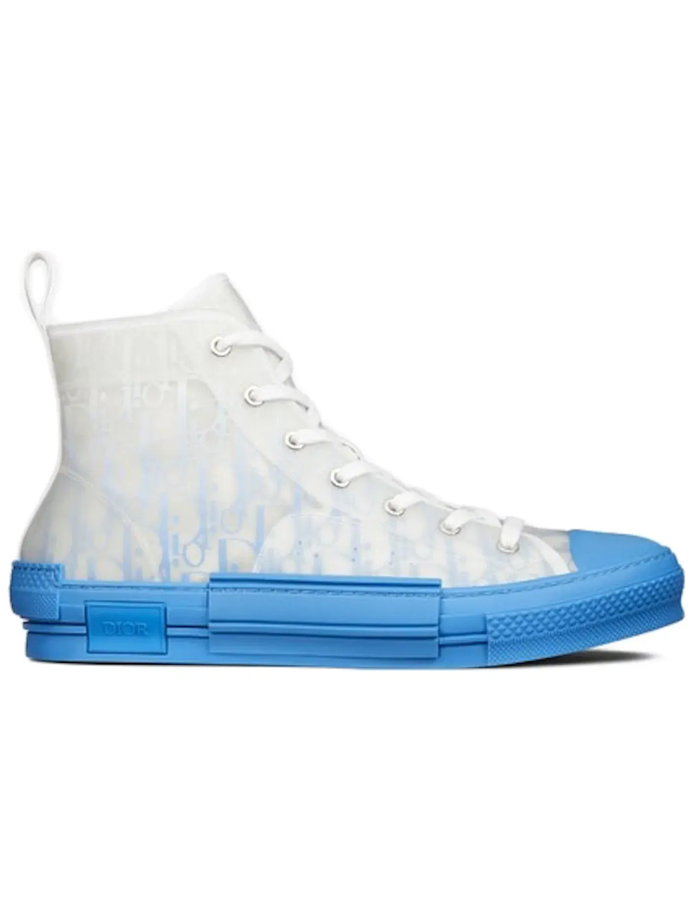 Мужские кроссовки с градиентом Dior B23 High Top — изображение 1 из 1, синий