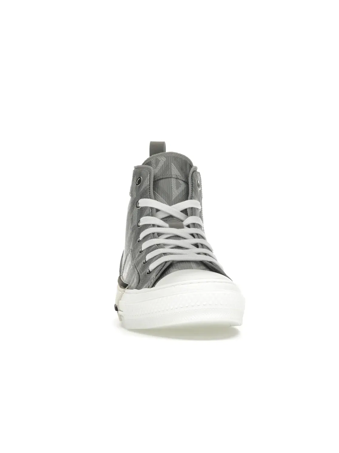 Мужские кроссовки с принтом Dior B23 High Top Dior — изображение 2 из 4, серый белый