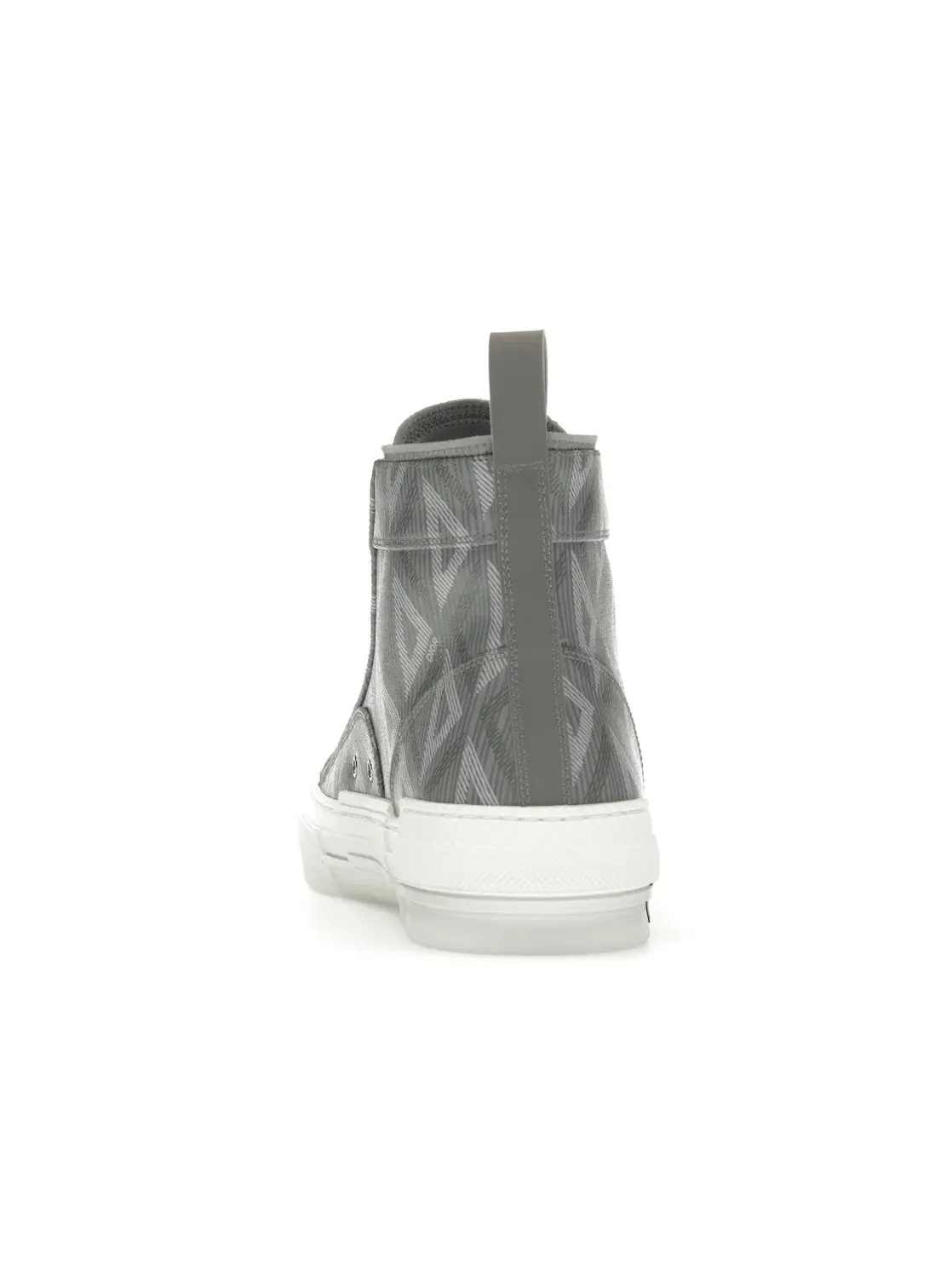Мужские кроссовки с принтом Dior B23 High Top Dior — изображение 4 из 4, серый белый
