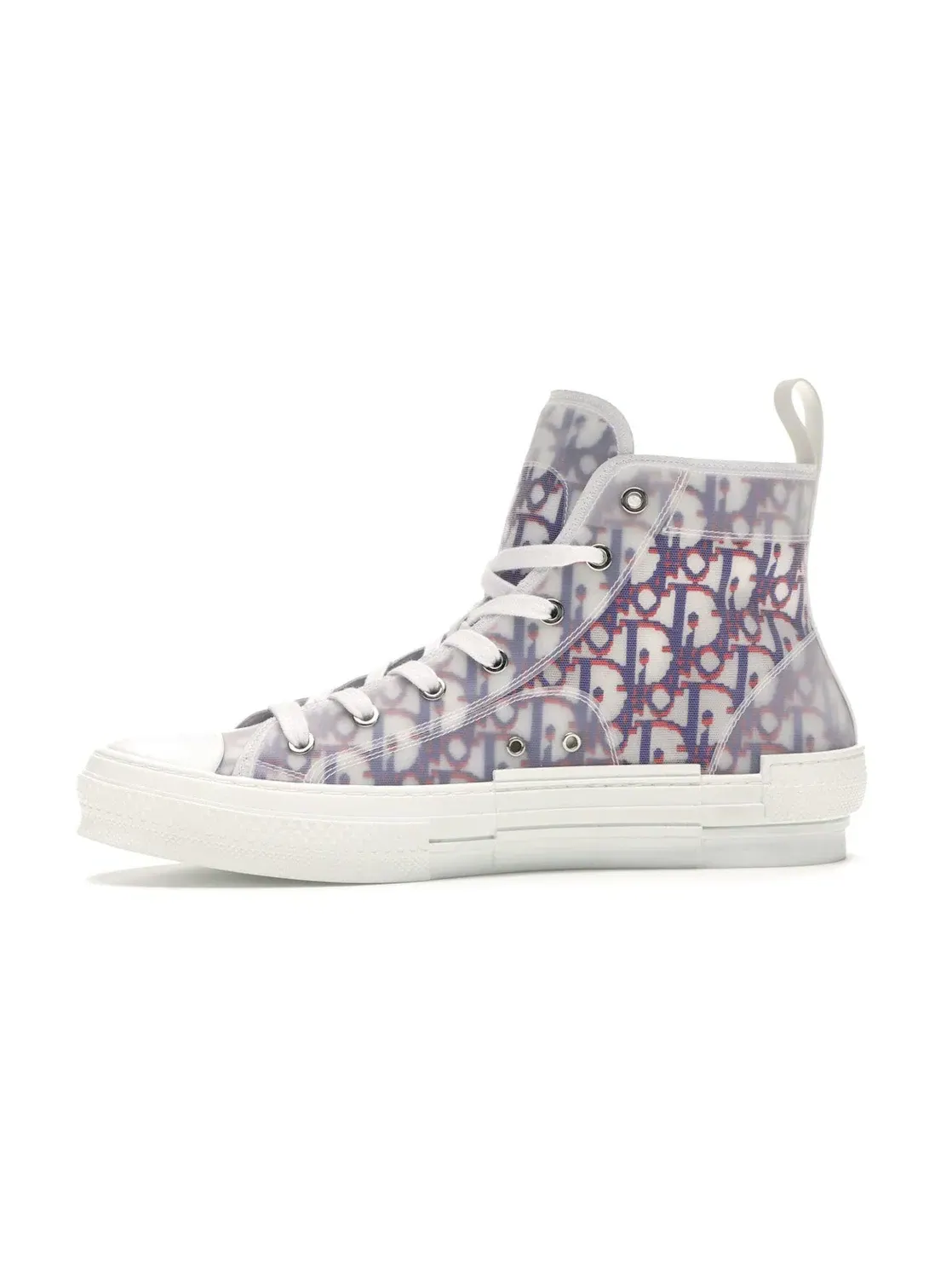 Мужские кроссовки с принтом Dior B23 High Top Dior — изображение 3 из 4, белый
