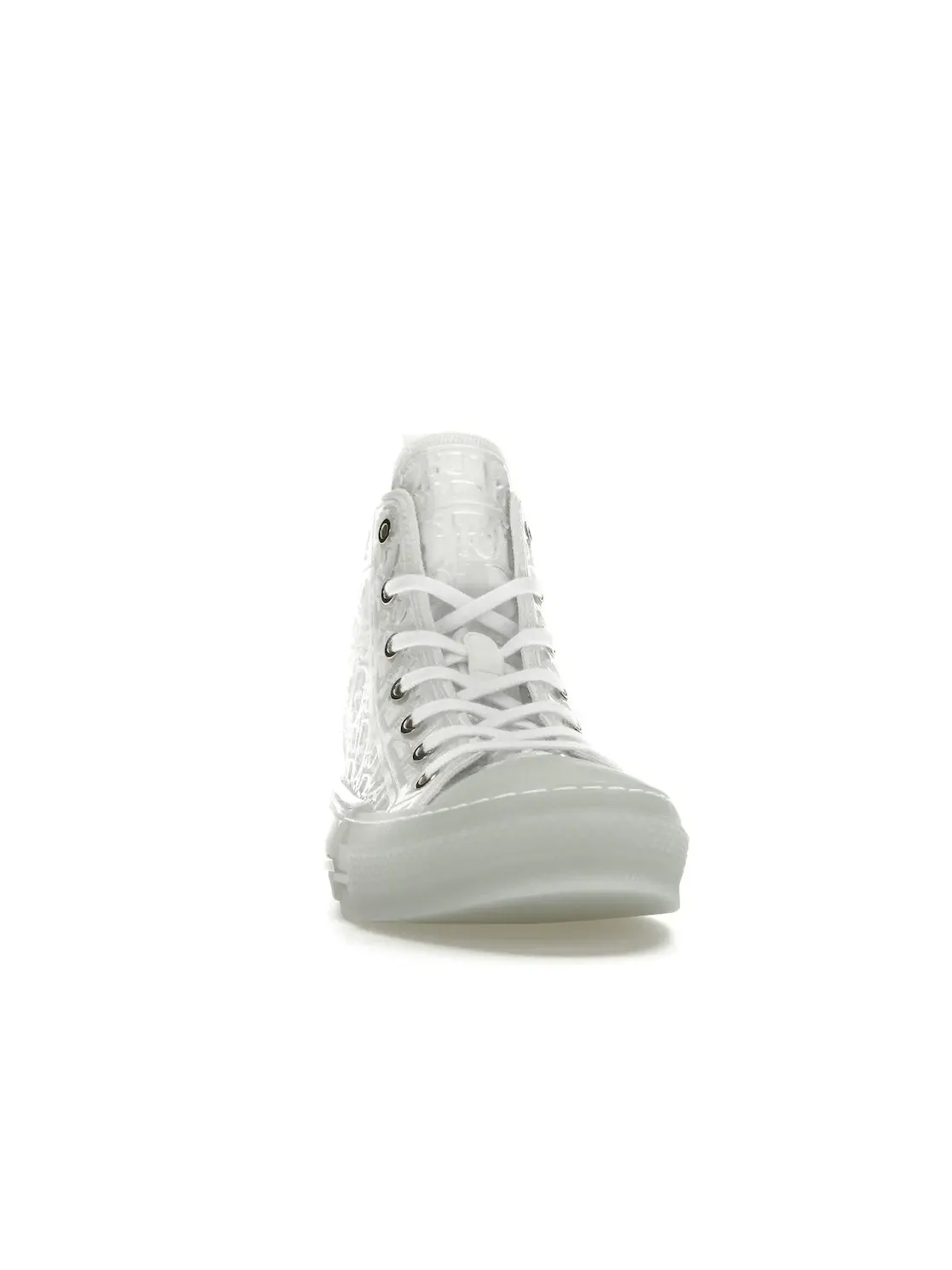 Мужские кроссовки высокие с принтом Dior B23 High Top Dior — изображение 2 из 4, белый