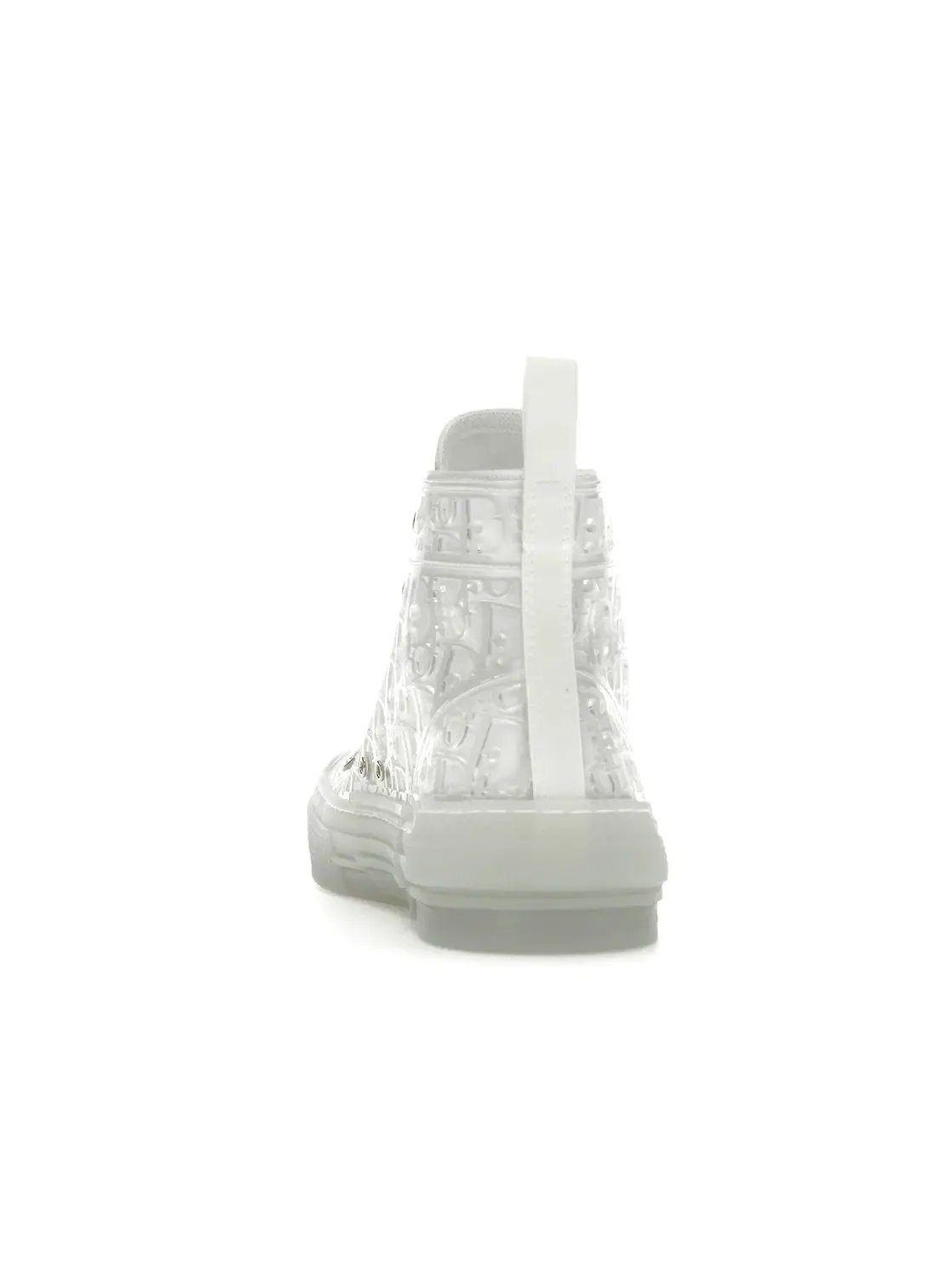 Мужские кроссовки высокие с принтом Dior B23 High Top Dior — изображение 4 из 4, белый