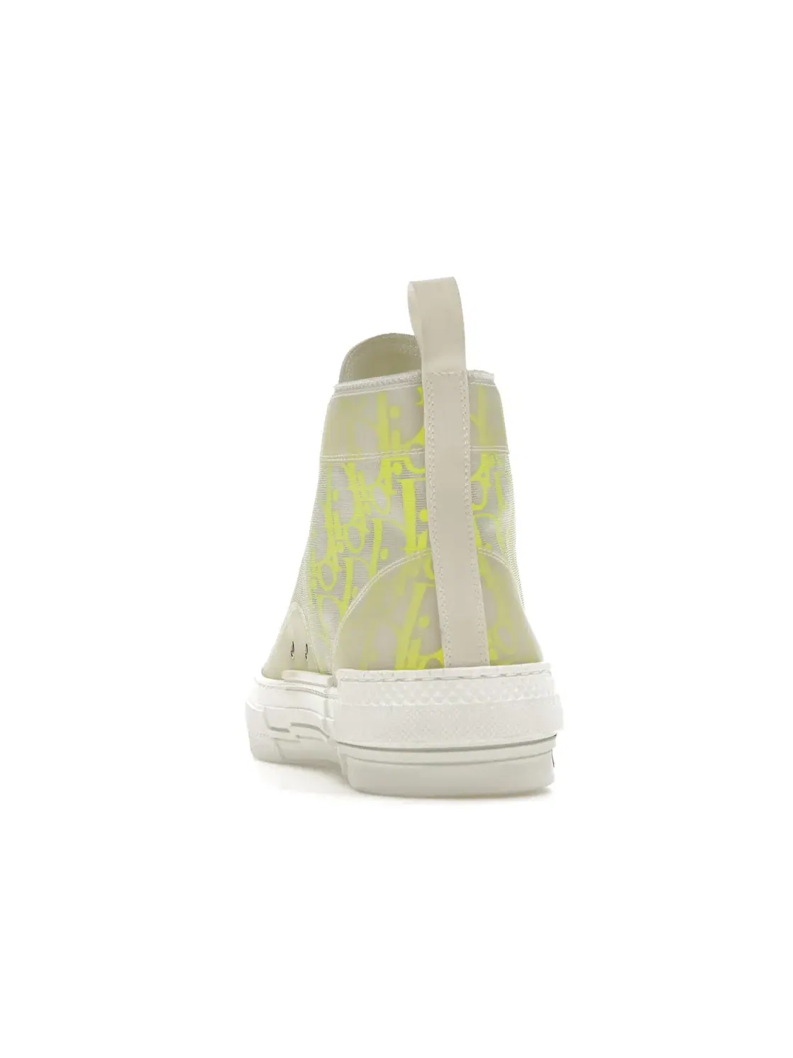 Мужские кроссовки с принтом Dior B23 High Top Dior — изображение 4 из 4, белый/желтый