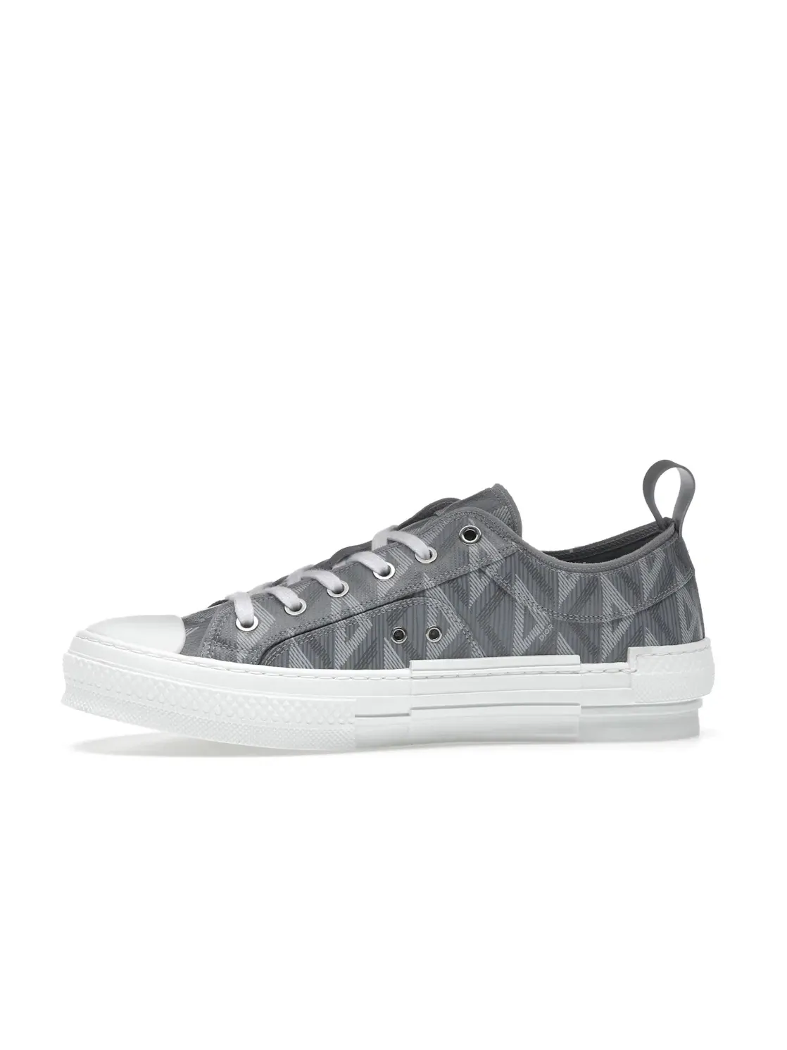 Мужские кроссовки с принтом Dior B23 Low Top Dior — изображение 3 из 4, серый/белый