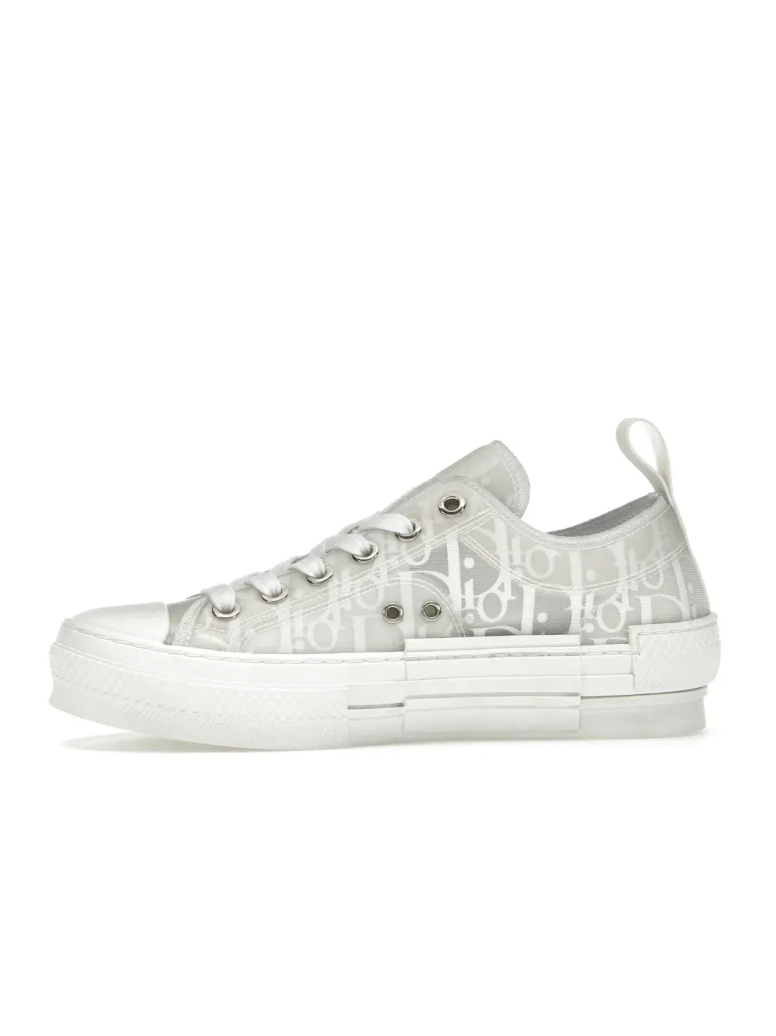 Мужские кроссовки с принтом Dior B23 Low Top Oblique Dior — изображение 3 из 4, белый