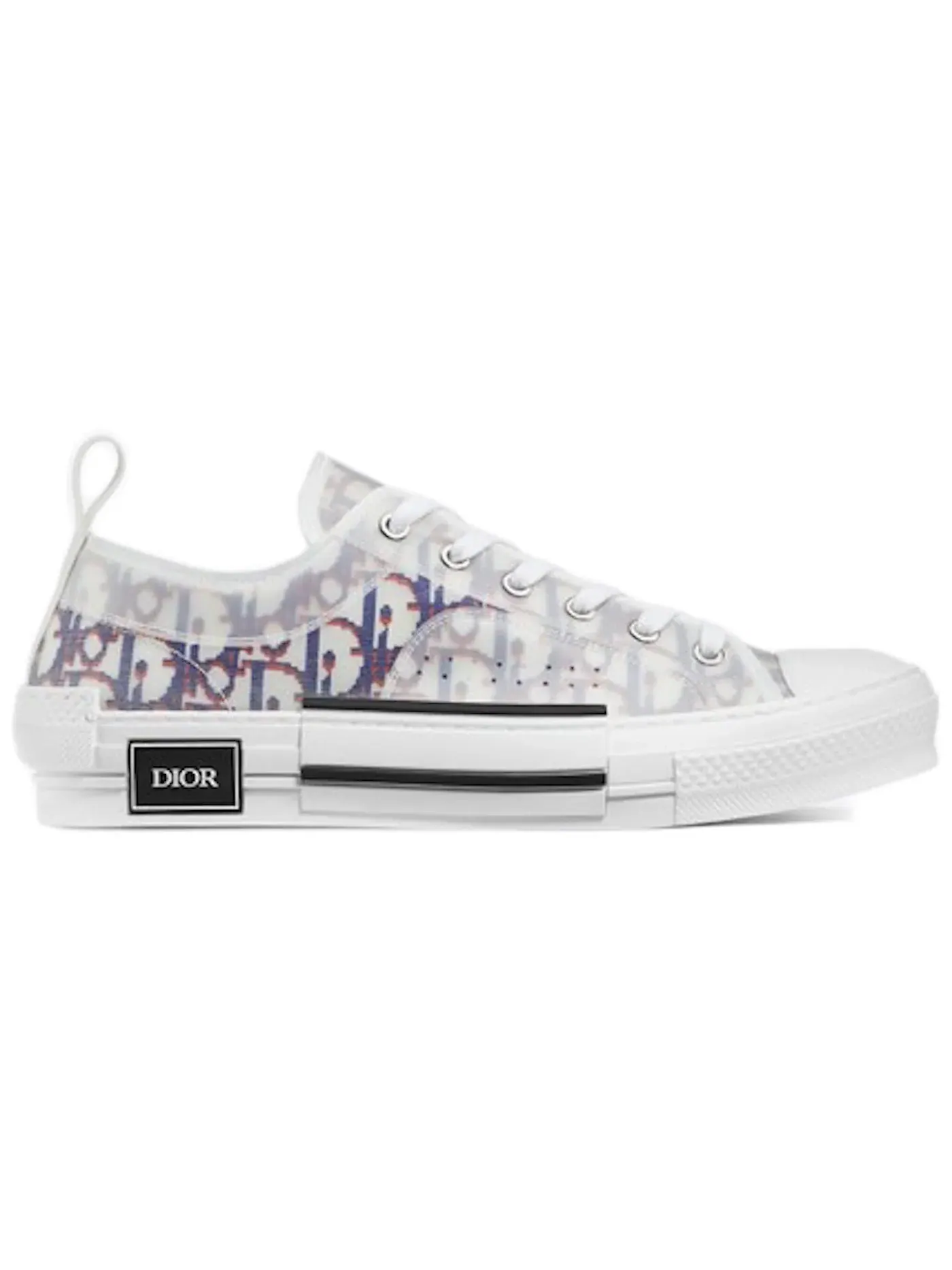Мужские кеды с принтом Dior B23 Low Top Dior — изображение 1 из 1, белый