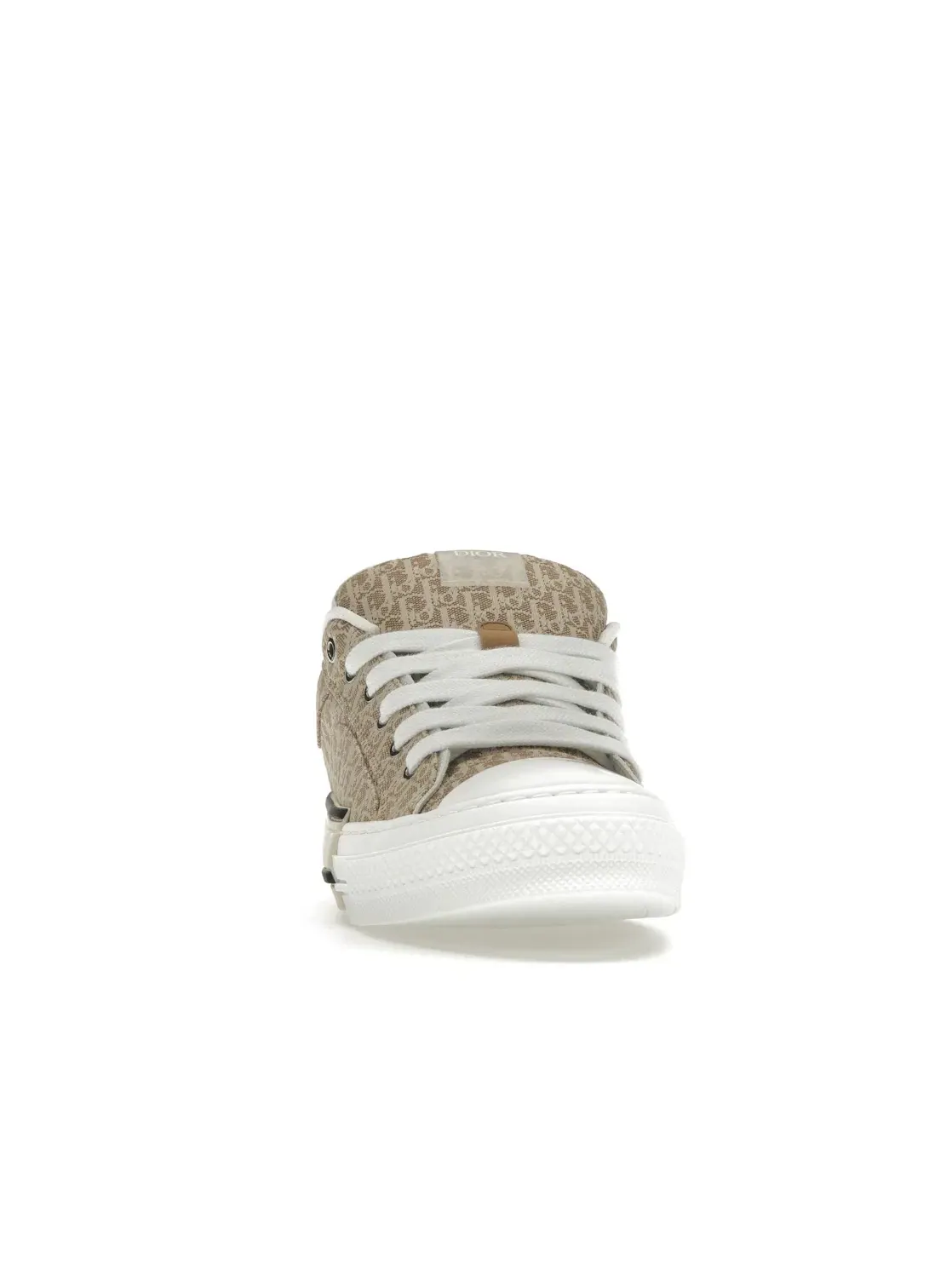 Мужские кеды из жаккарда Dior B23 Skater Low Top Dior — изображение 2 из 4, бежевый белый