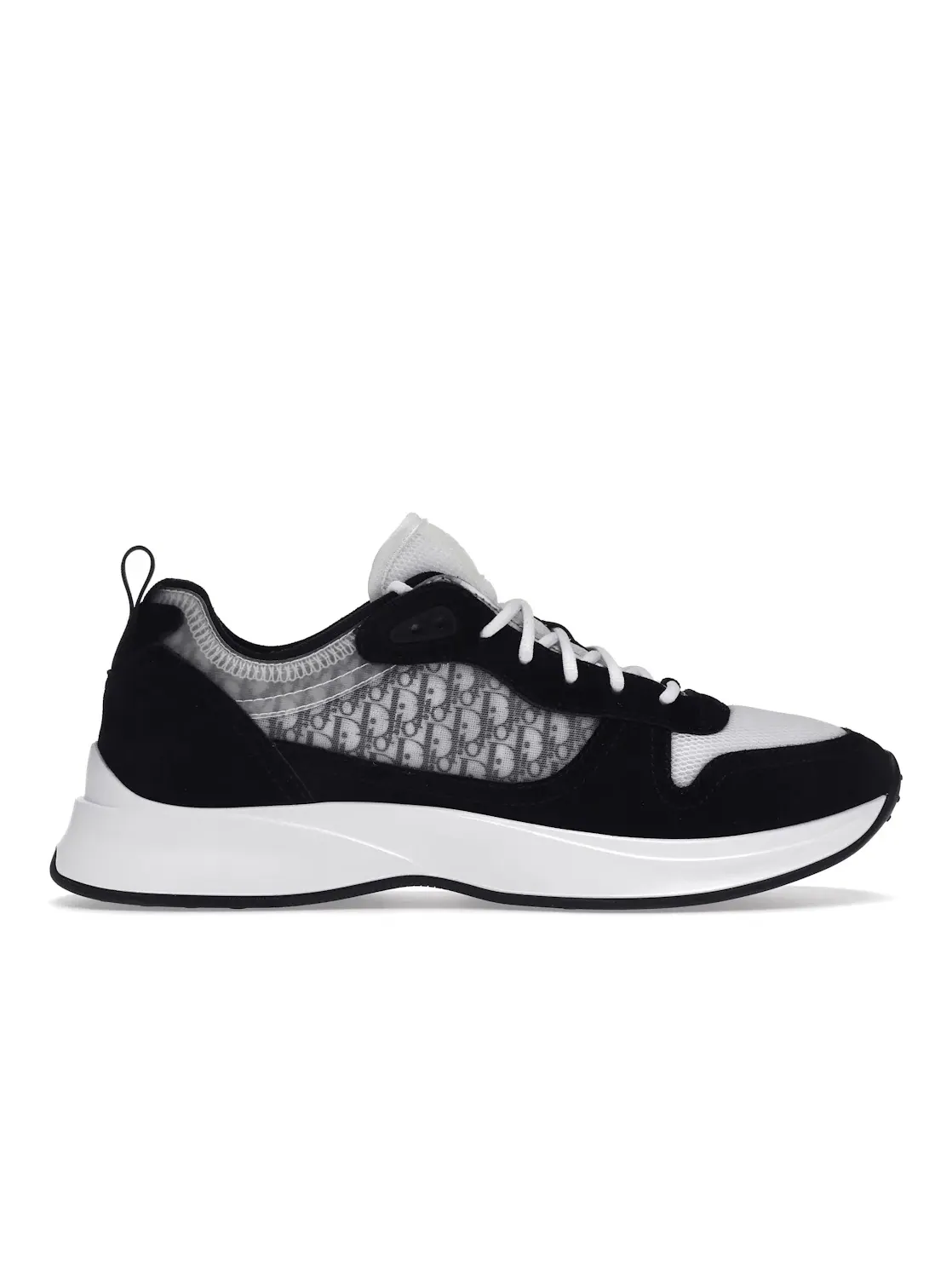 Мужские кроссовки с принтом Dior B25 Oblique Runner Sneaker Dior — изображение 1 из 4, черный