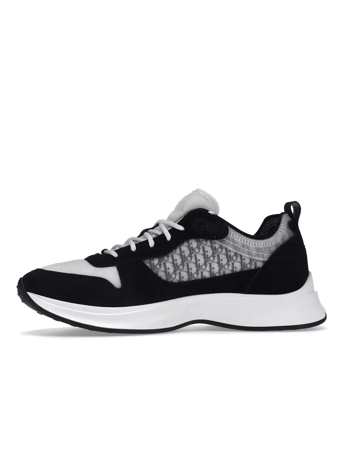 Мужские кроссовки с принтом Dior B25 Oblique Runner Sneaker Dior — изображение 3 из 4, черный