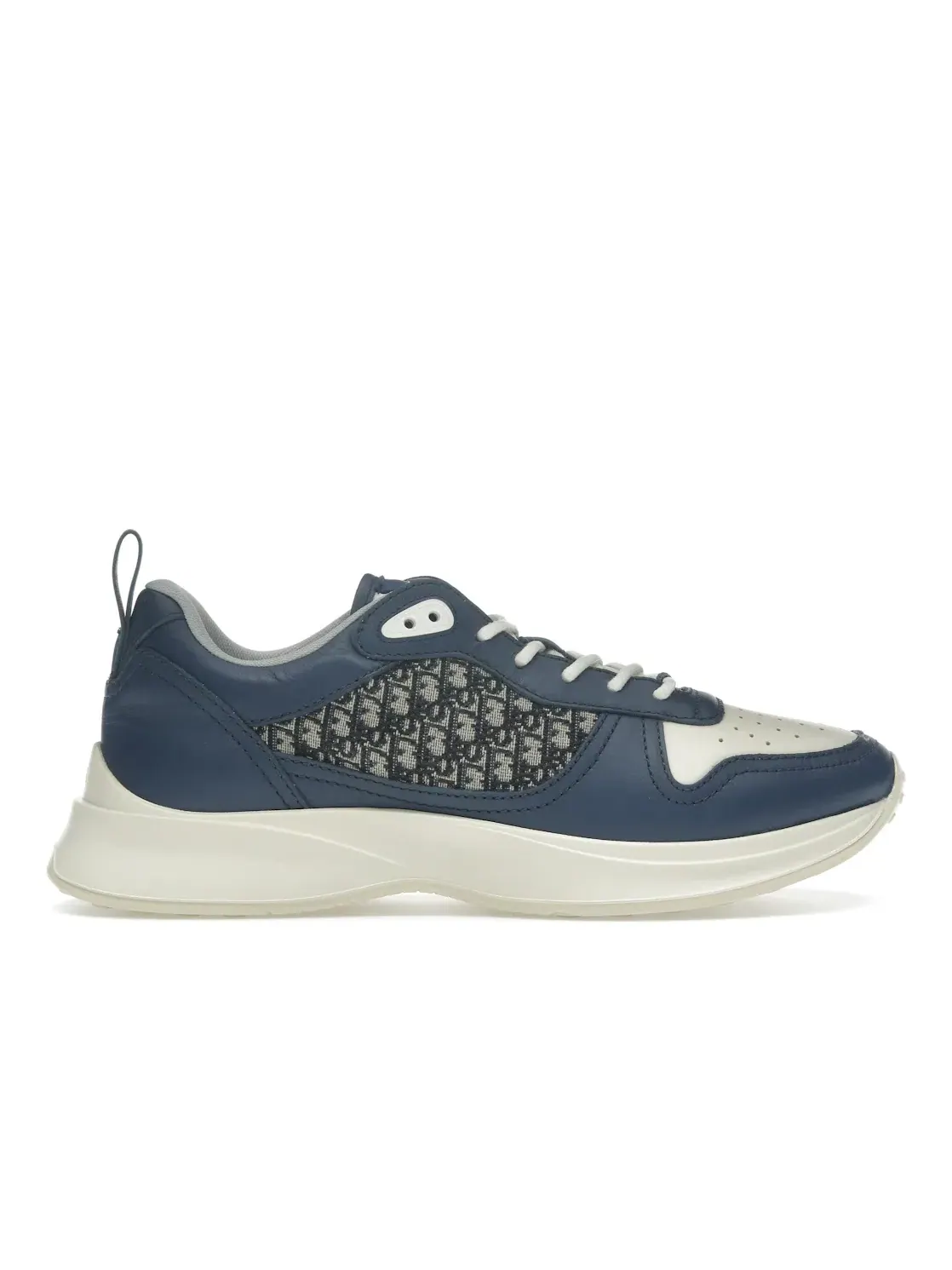 Мужские кроссовки с принтом Dior B25 Runner Dior — изображение 1 из 4, темно-синий синий