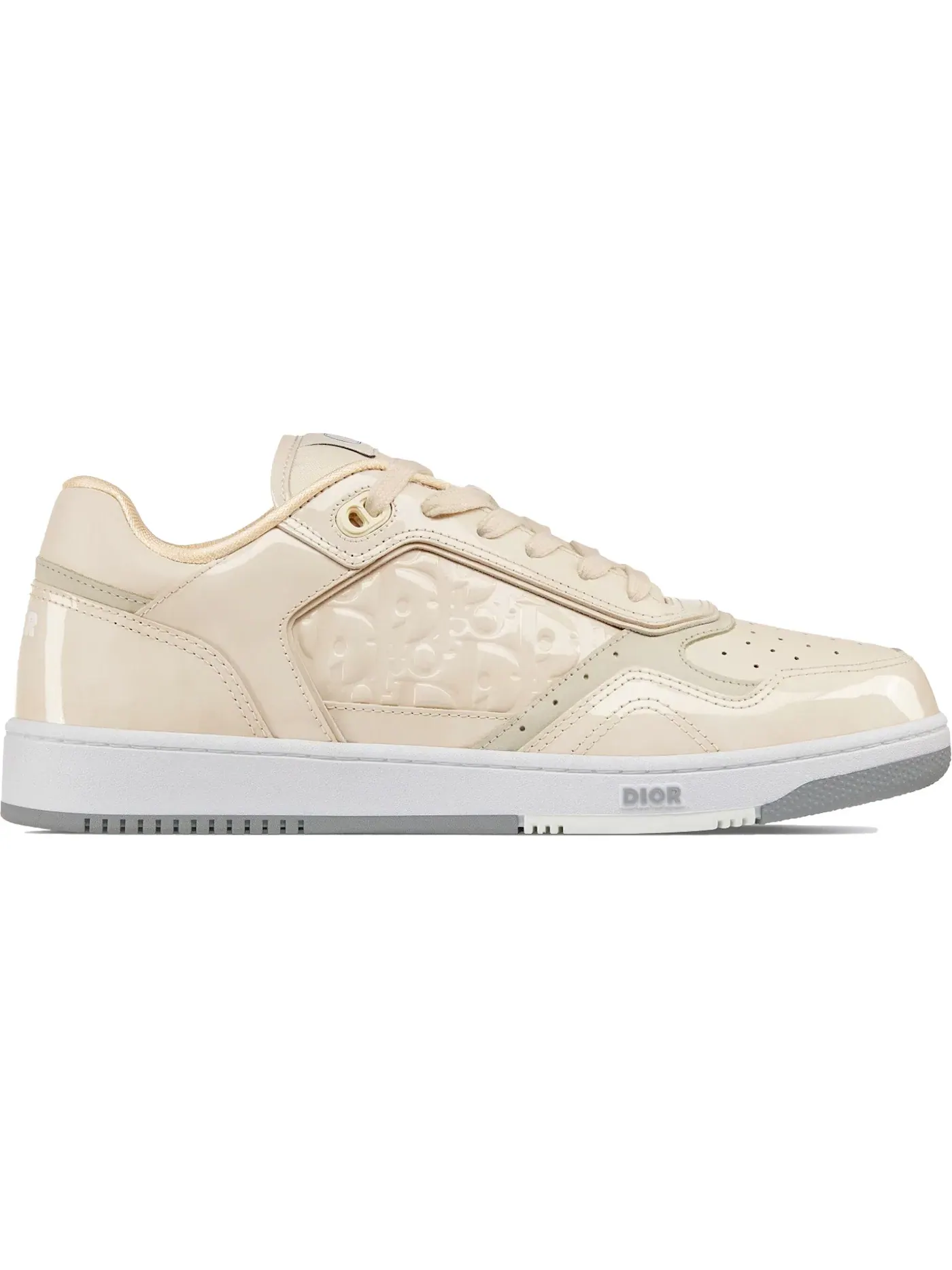 Мужские кроссовки с тиснением Dior Oblique Gravity Dior B27 Low Dior — изображение 1 из 1, кремовый