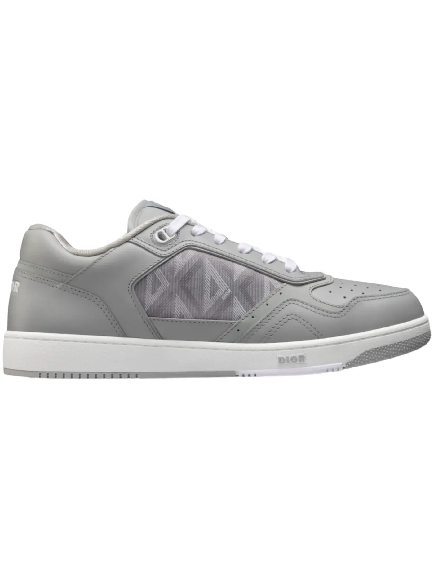 Мужские кроссовки Dior B27 Low Grey CD Diamond — изображение 1 из 1, серый/серый