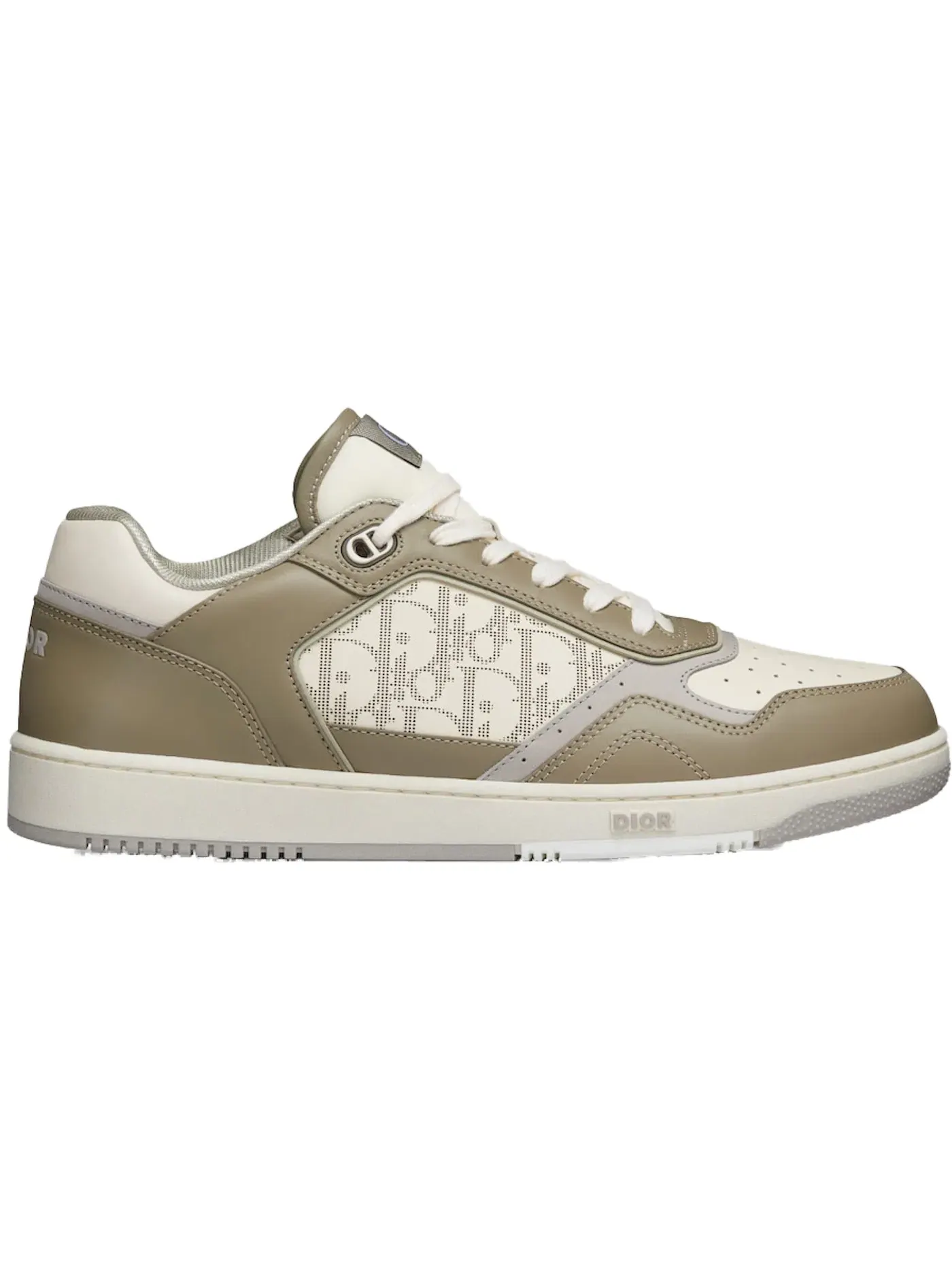 Мужские кроссовки с низким верхом Dior B27 Low-Top Dior — изображение 1 из 1, хаки кремовый