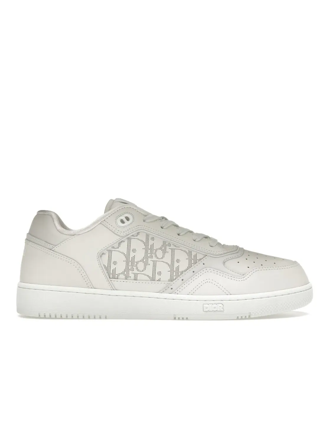 Мужские кроссовки из телячьей кожи Dior B27 Low-Top Dior — изображение 1 из 4, белый серый