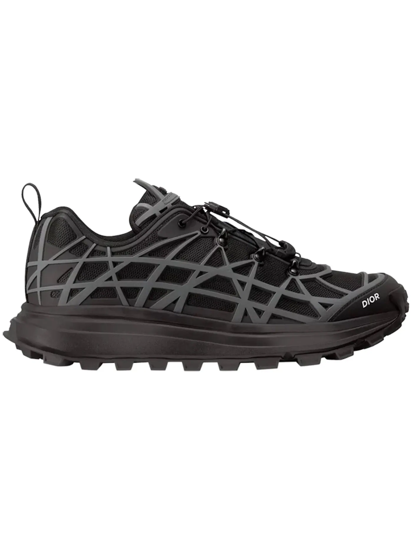 Мужские кроссовки с низким профилем Dior B31 Runner Dior — изображение 1 из 1, черный/серый
