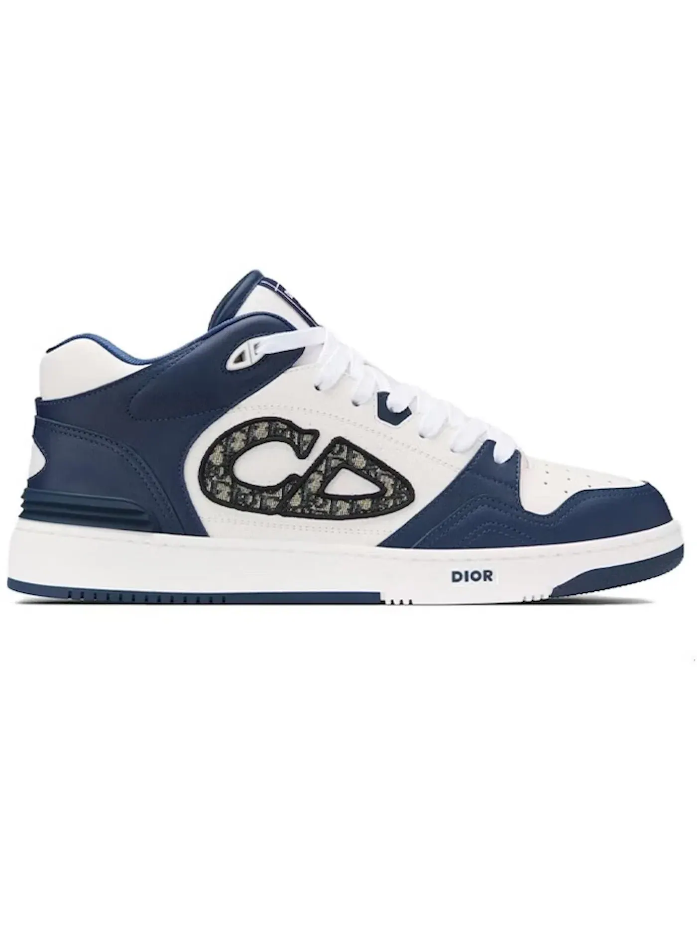 Мужские кроссовки Dior B57 Mid Oblique — изображение 1 из 1, синий/белый