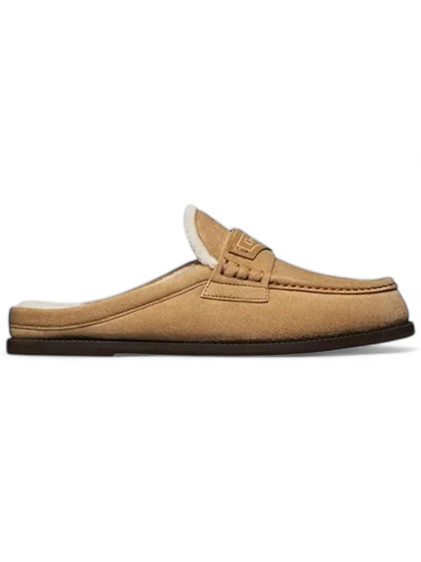 Женские шлепанцы без каблука Dior Boy Mule Dior — изображение 1 из 1, бежевый