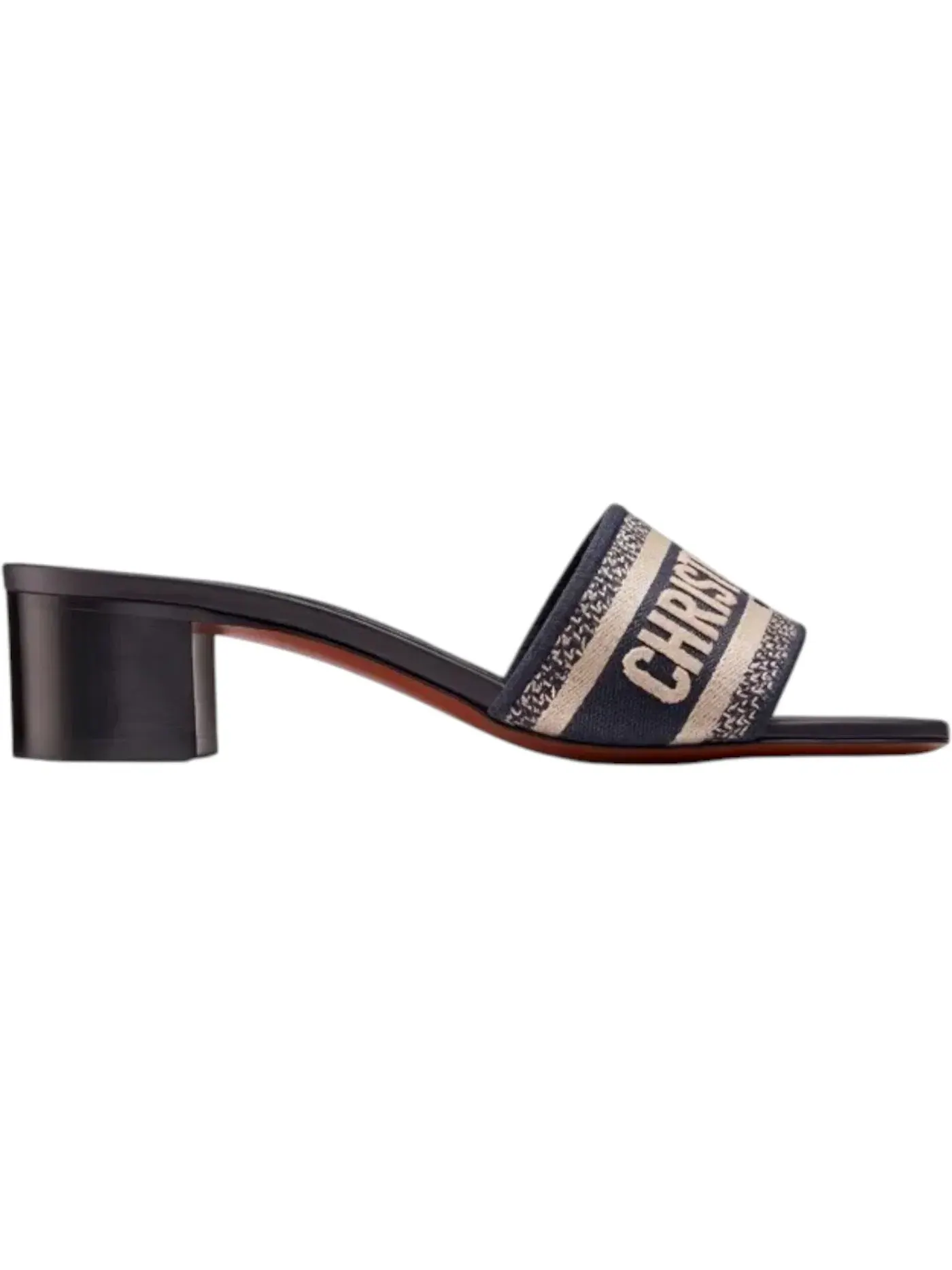 Женские шлепанцы с принтом Dior Dway Slide Slippers Dior — изображение 1 из 1, синий/черный