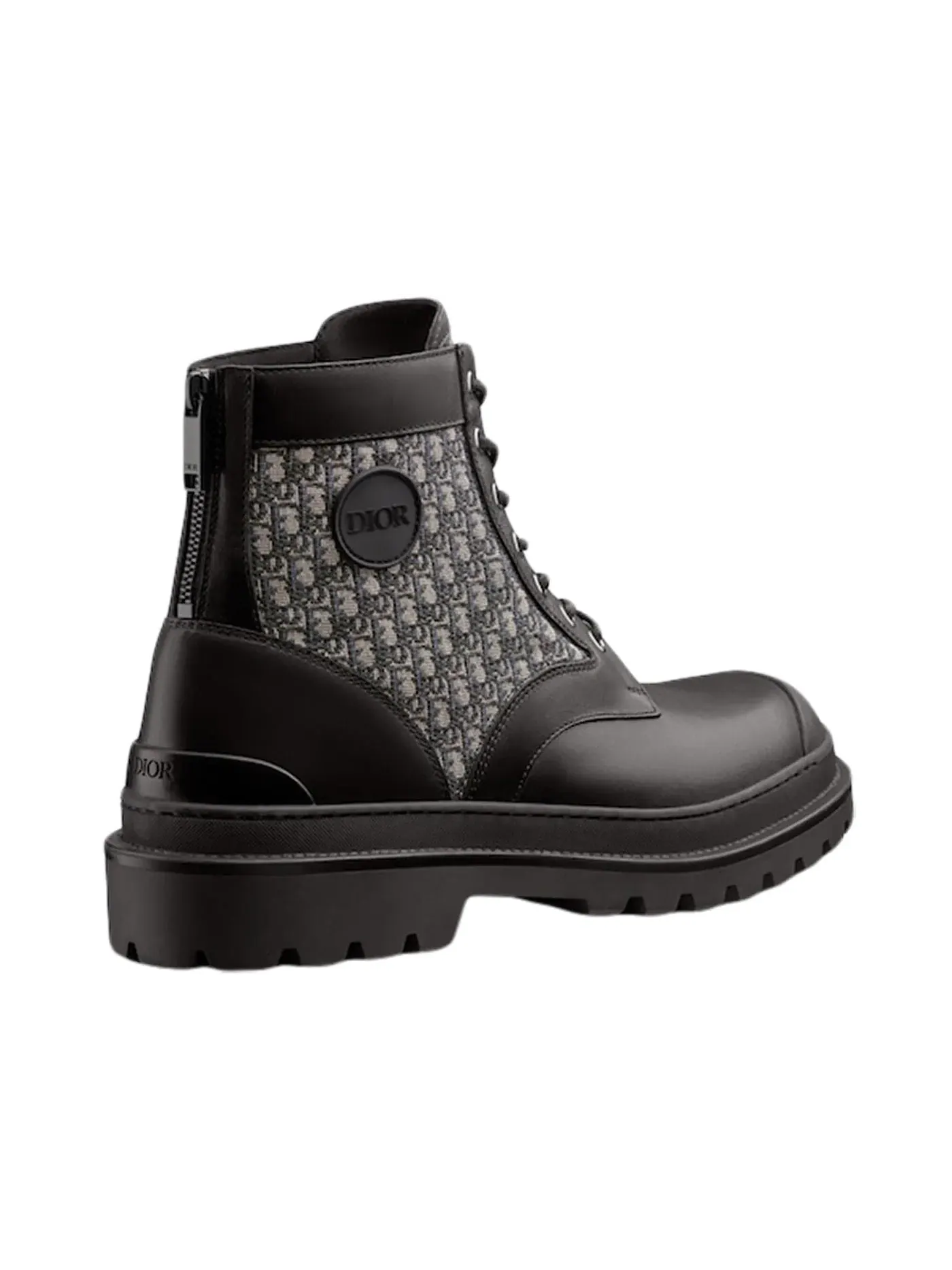 Мужские ботинки с принтом Dior Explorer Ankle Boot Dior — изображение 3 из 4, черный/бежевый/черный