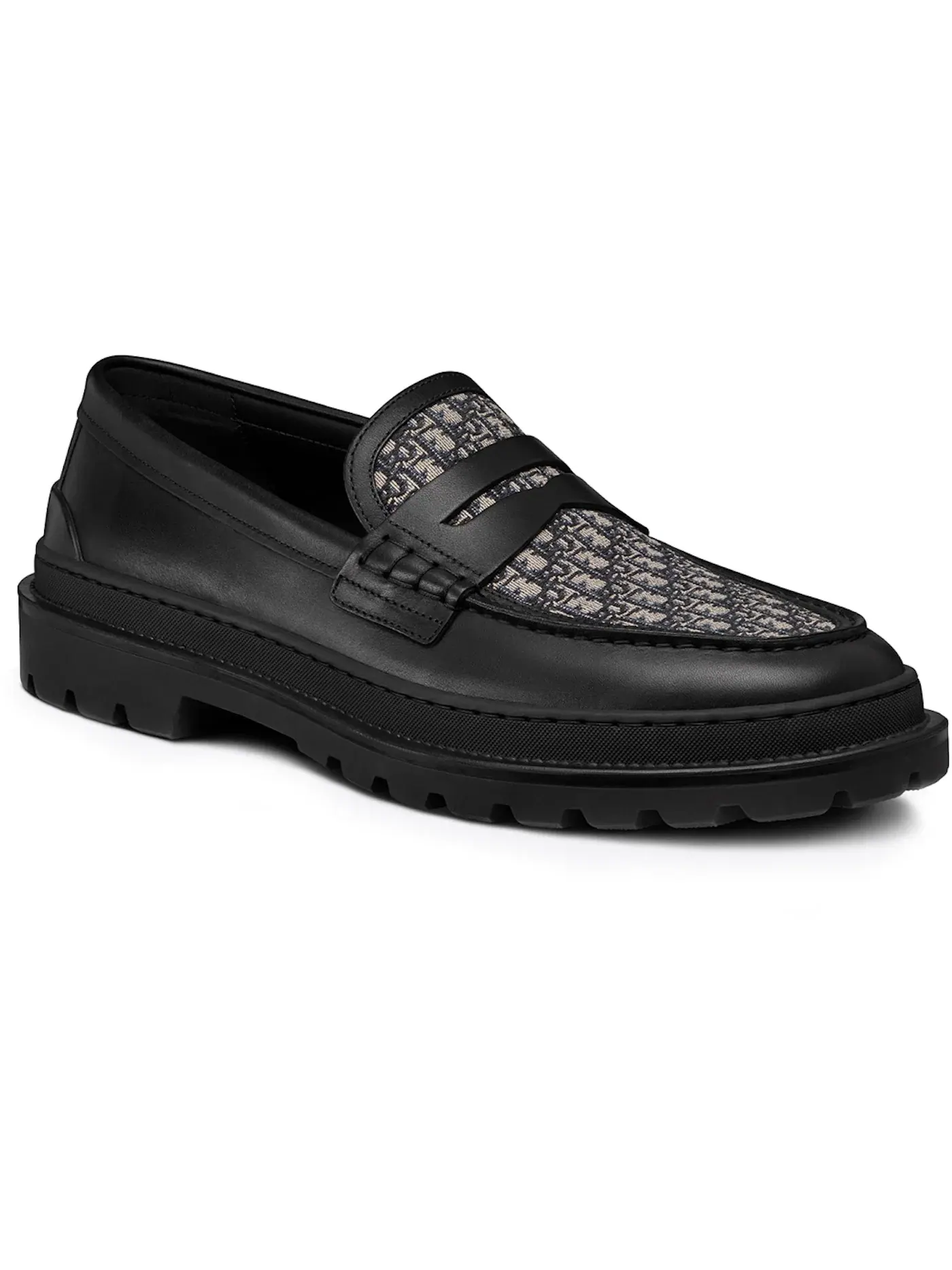 Мужские лоферы с принтом Dior Explorer Loafer Dior — изображение 2 из 4, черный/бежевый/черный