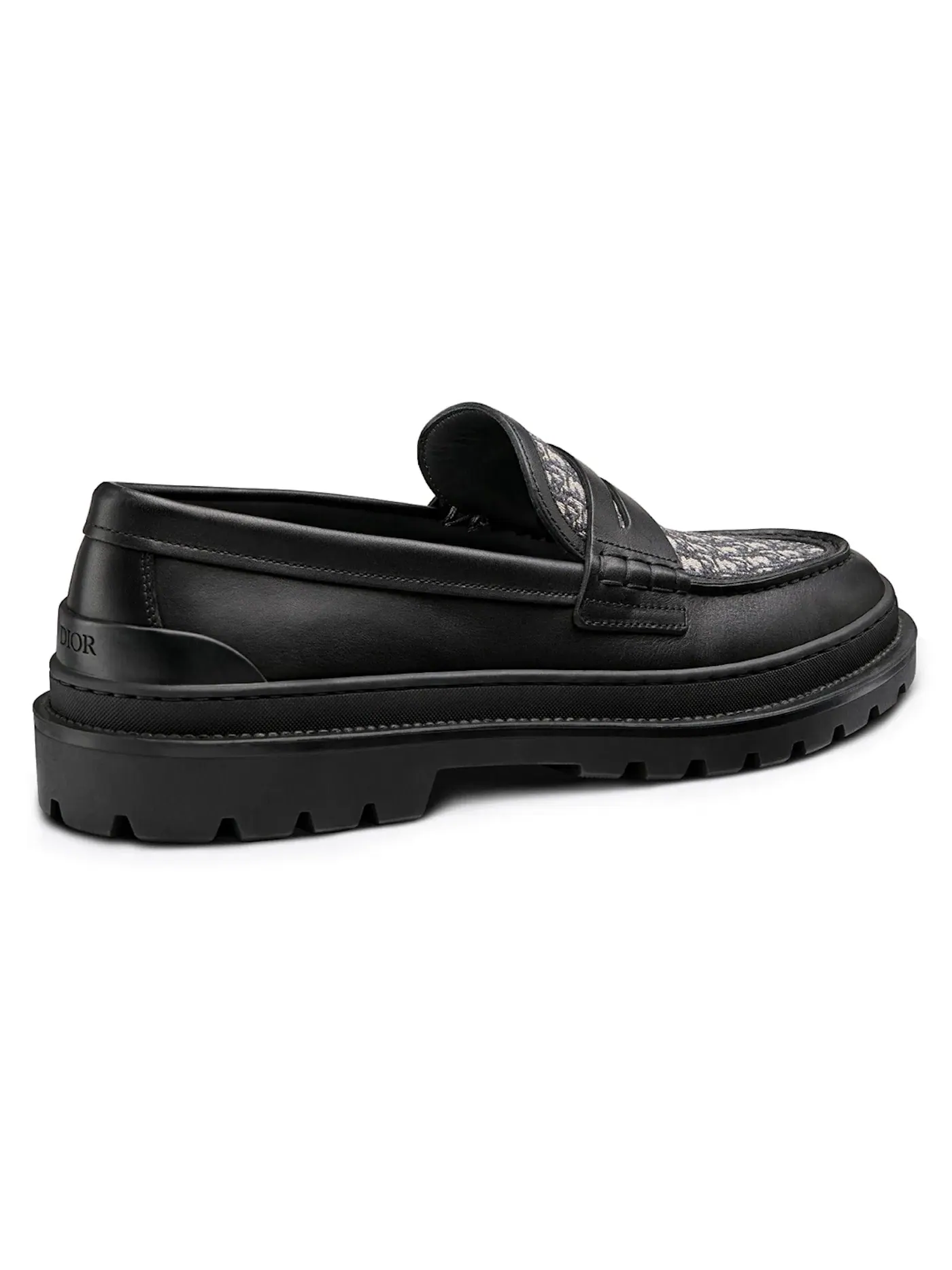 Мужские лоферы с принтом Dior Explorer Loafer Dior — изображение 3 из 4, черный/бежевый/черный
