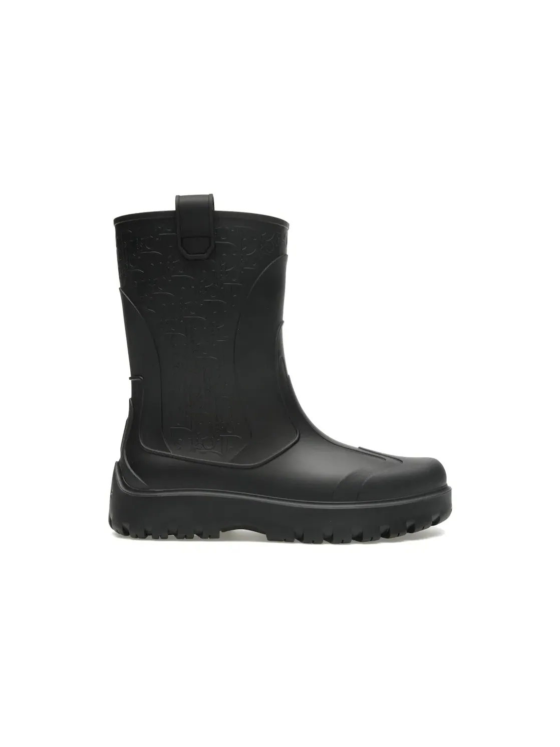 Мужские сапоги Dior Garden Boot Rubber — изображение 1 из 4, черный