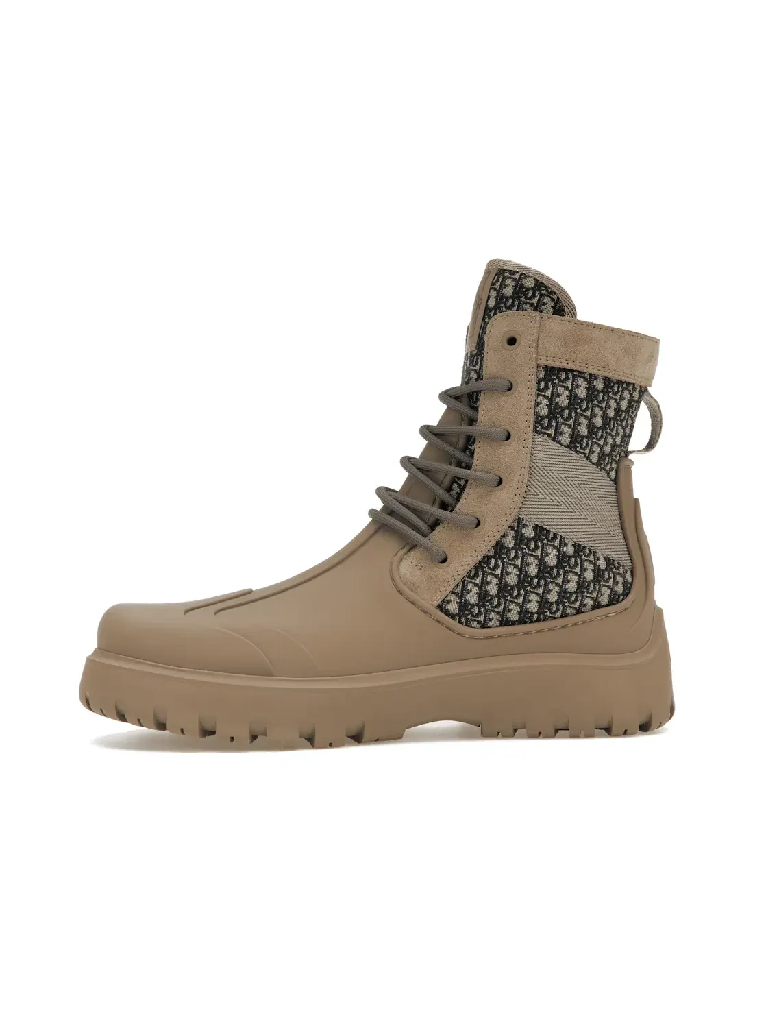 Мужские ботинки со шнуровкой Dior Garden Lace Up Ankle Boots Dior — изображение 3 из 4, коричневый бежевый