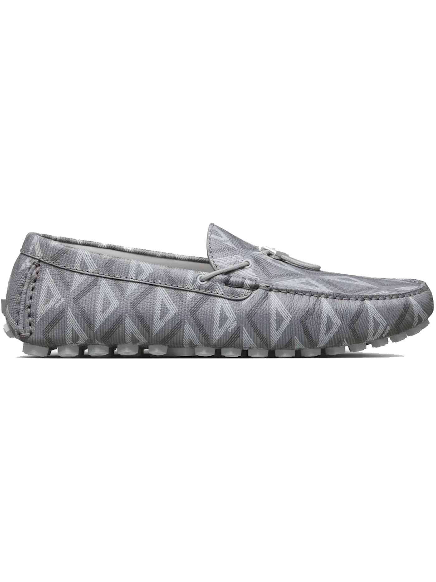 Мужские мокасины кожаные Dior Mocassin — изображение 1 из 1, серый