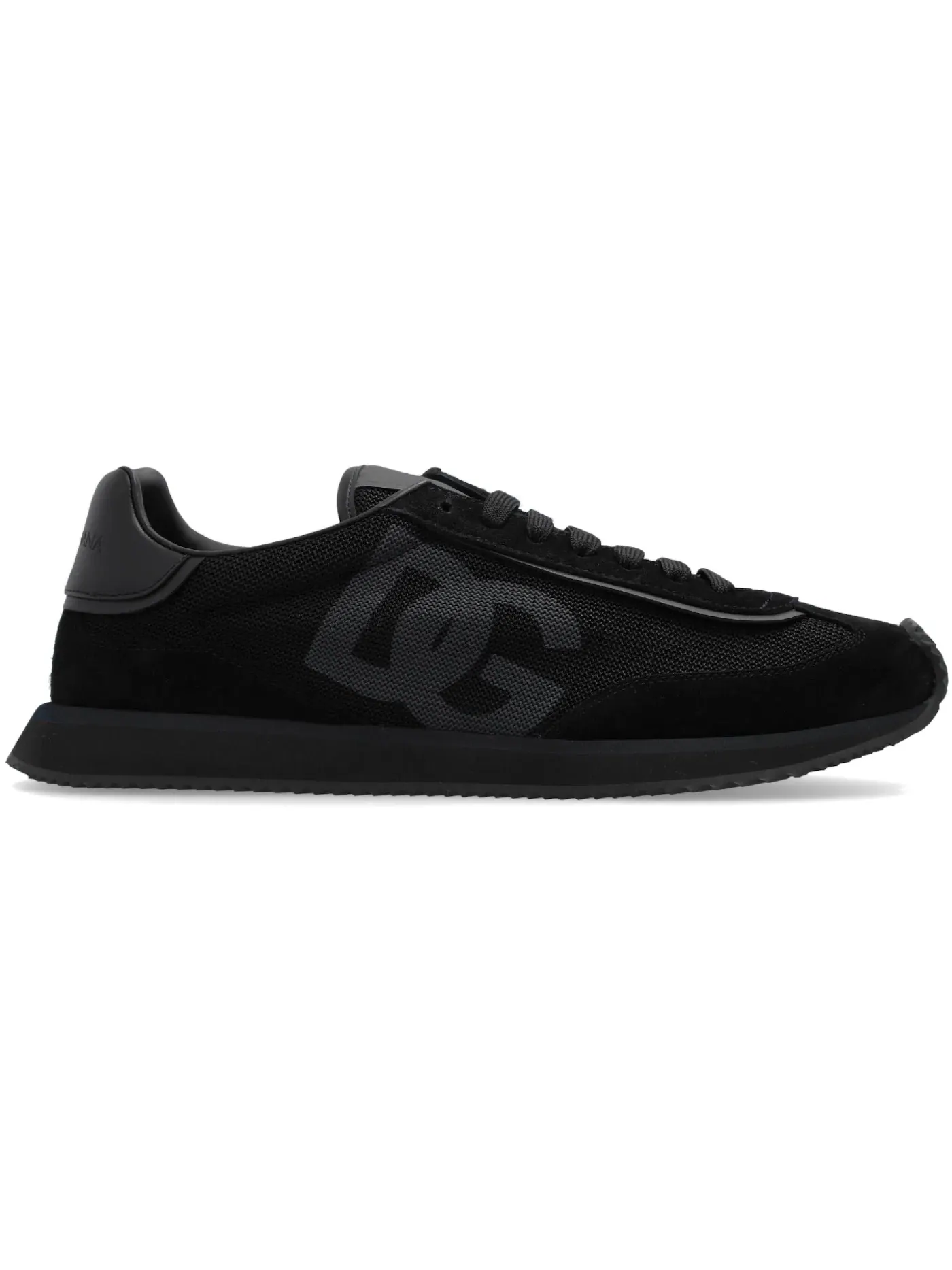 Мужские кроссовки с замшевым верхом Dolce & Gabbana DG Cushion Sneaker — изображение 1 из 1, черный